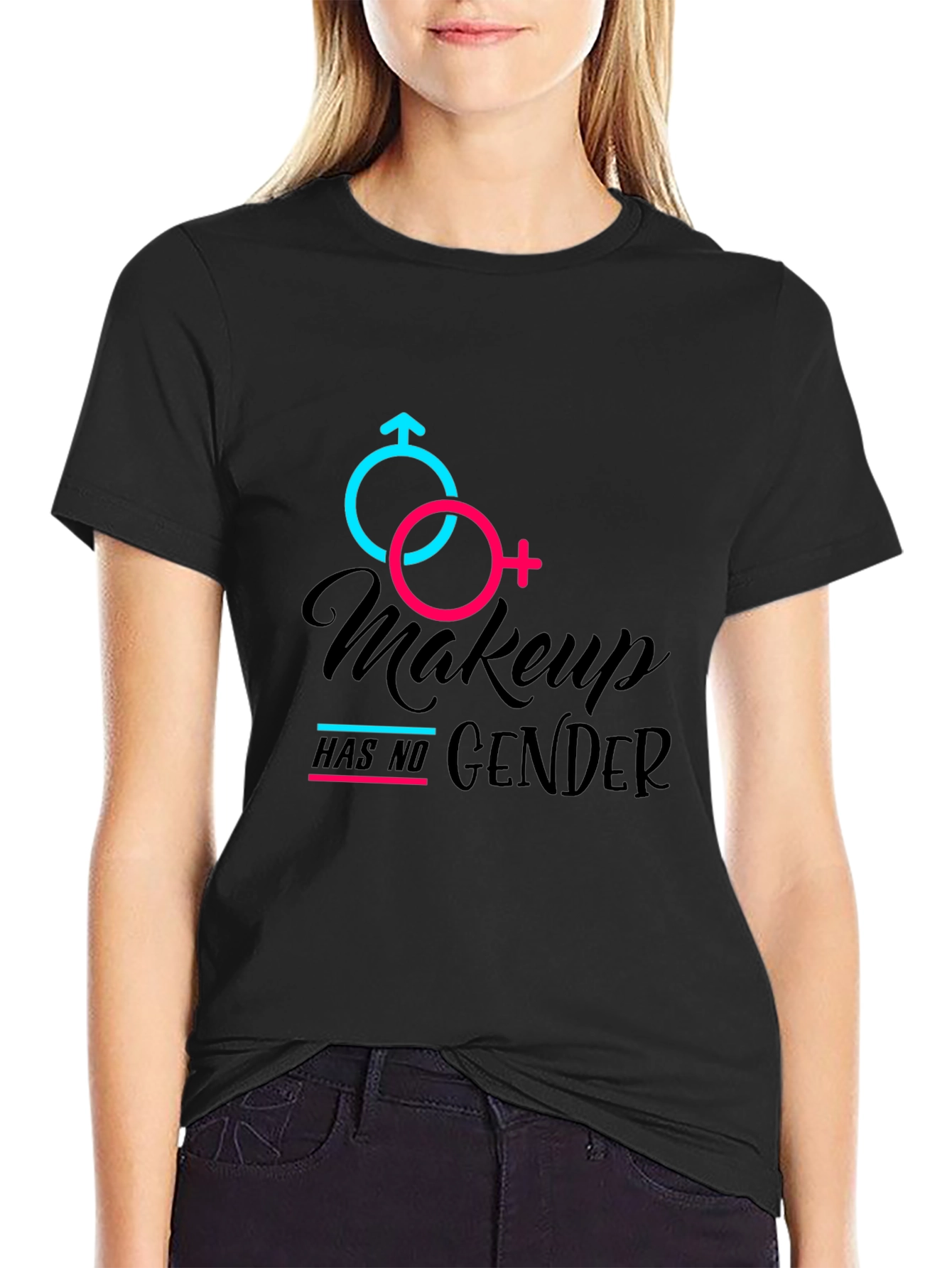 Makeup Has No Gender Graphic Tee