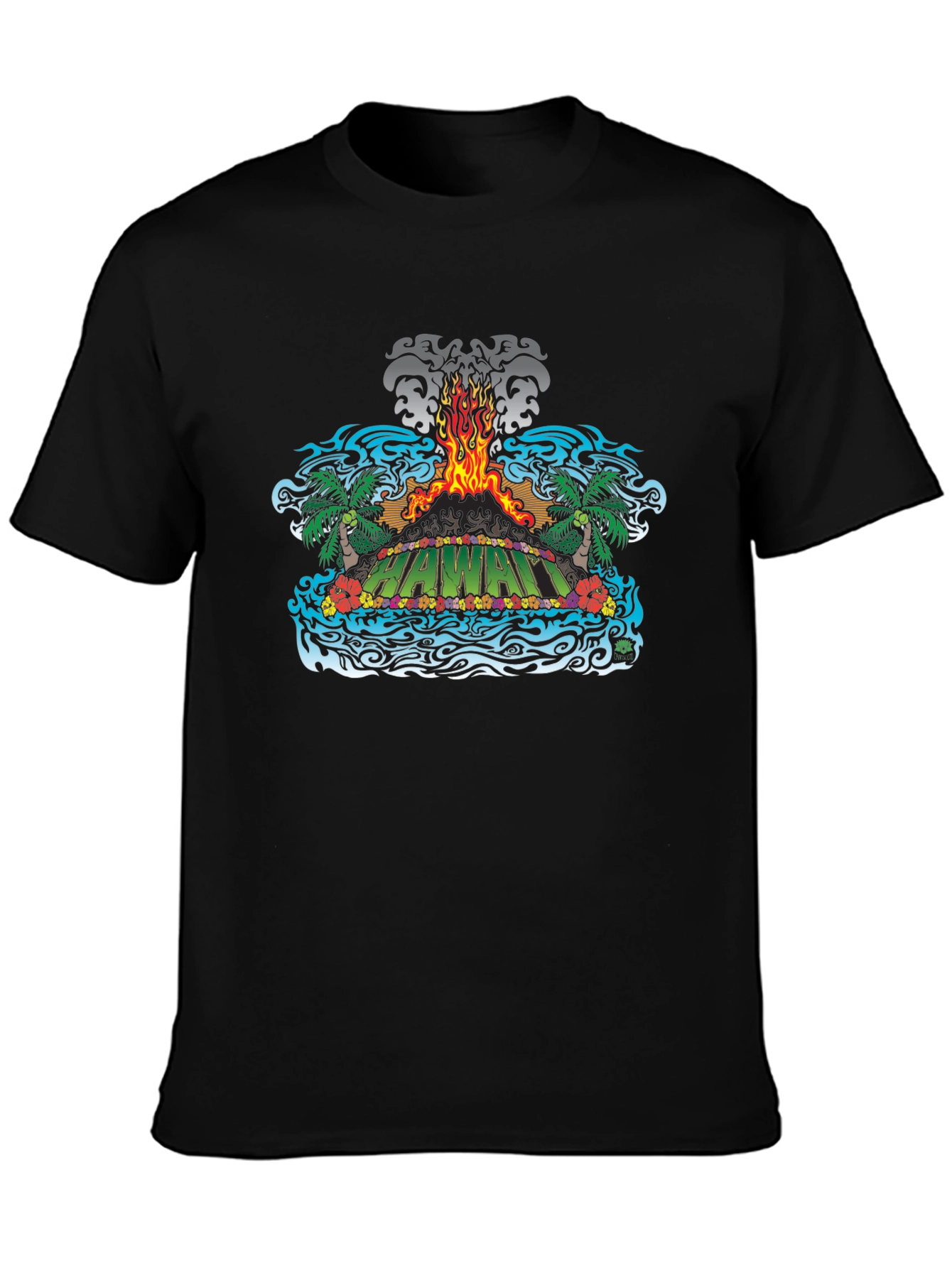 Hawaii Volcano Graphic T-Shirt - Island Vibes