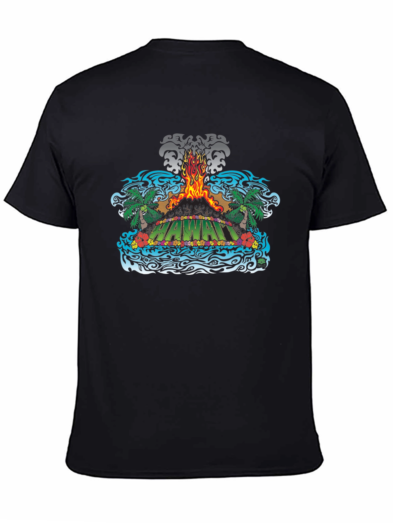Hawaii Volcano Graphic T-Shirt - Island Vibes