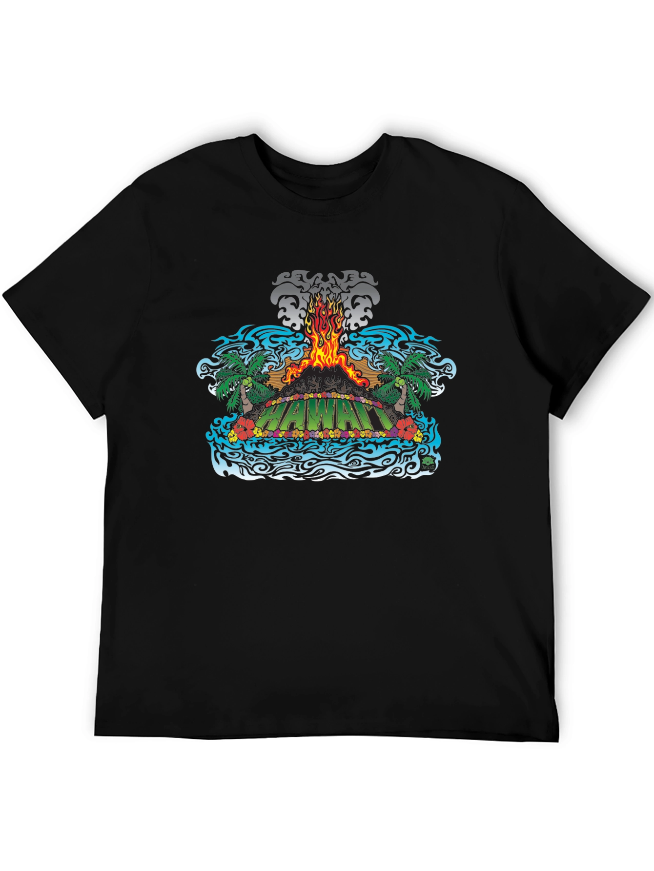 Hawaii Volcano Graphic T-Shirt - Island Vibes