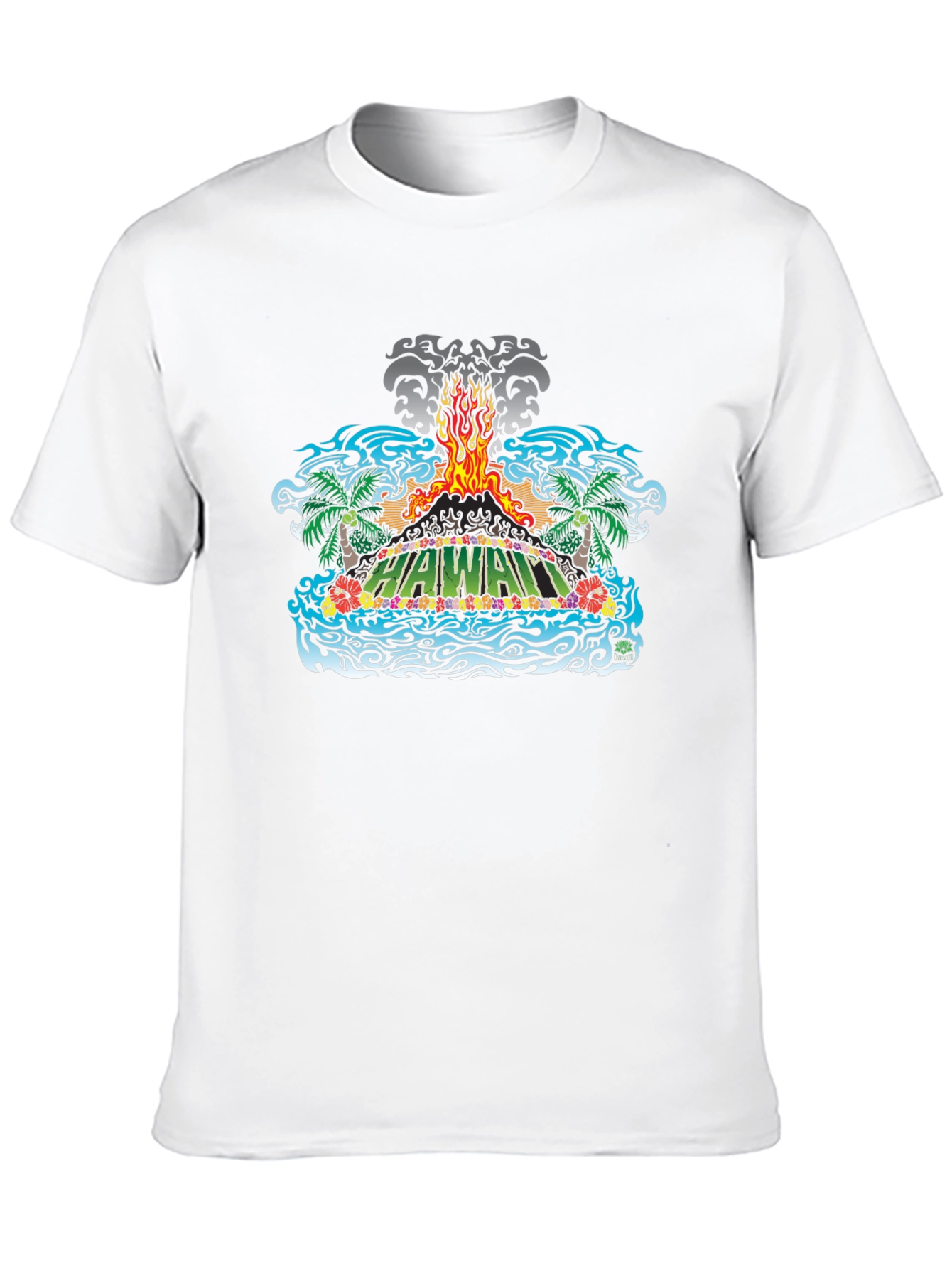 Hawaii Volcano Graphic T-Shirt - Island Vibes