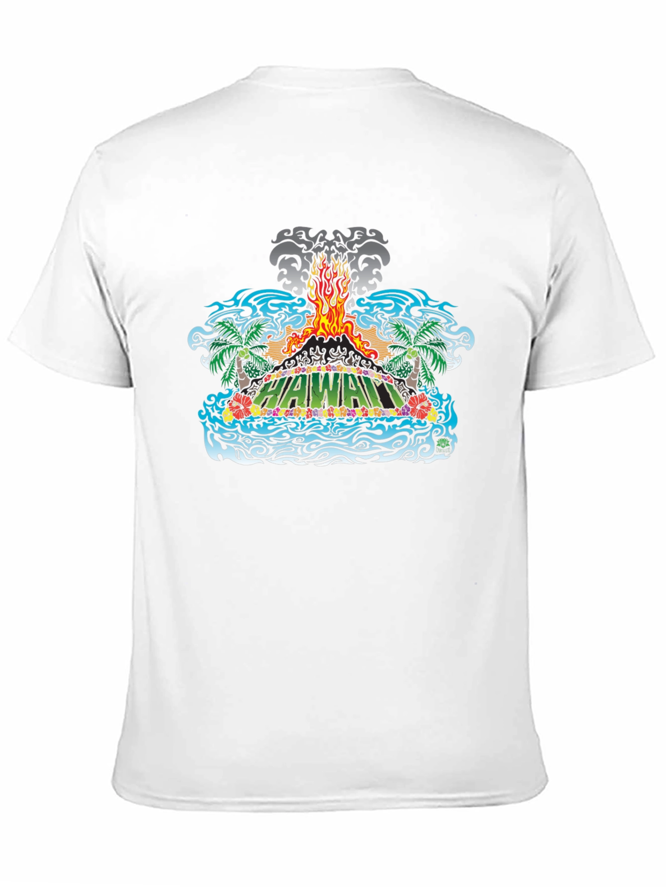 Hawaii Volcano Graphic T-Shirt - Island Vibes