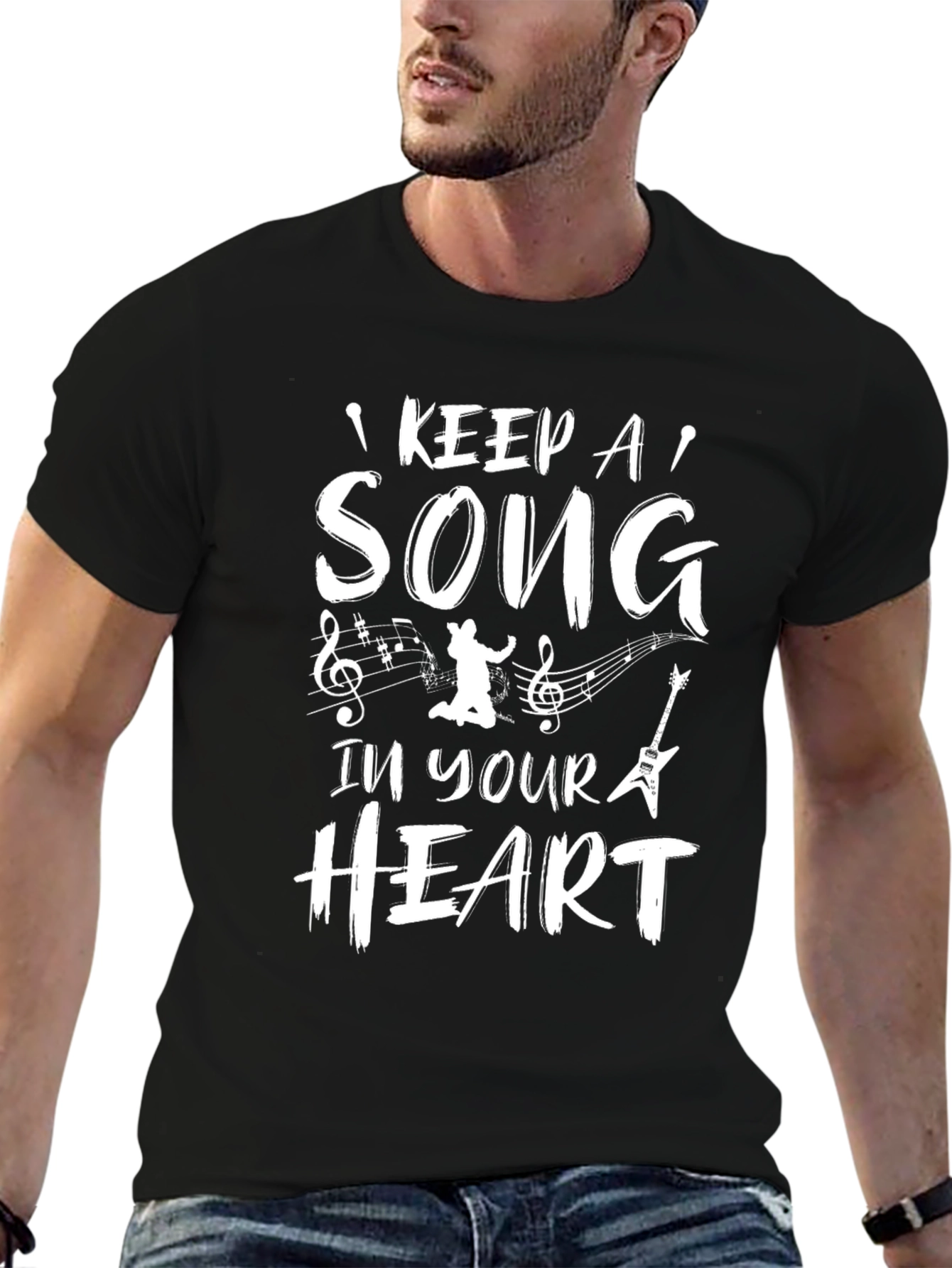 Keep A Song In Your Heart Graphic T-Shirt