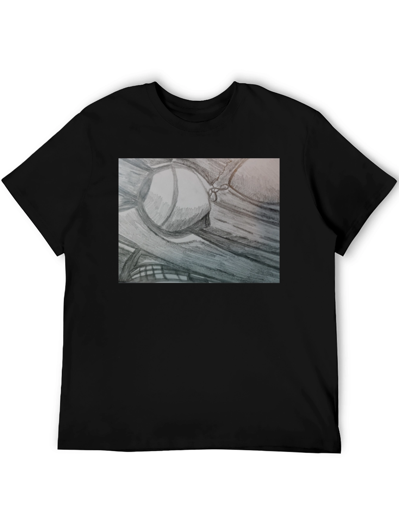 Sketch Art Tee: Unique Bra Design