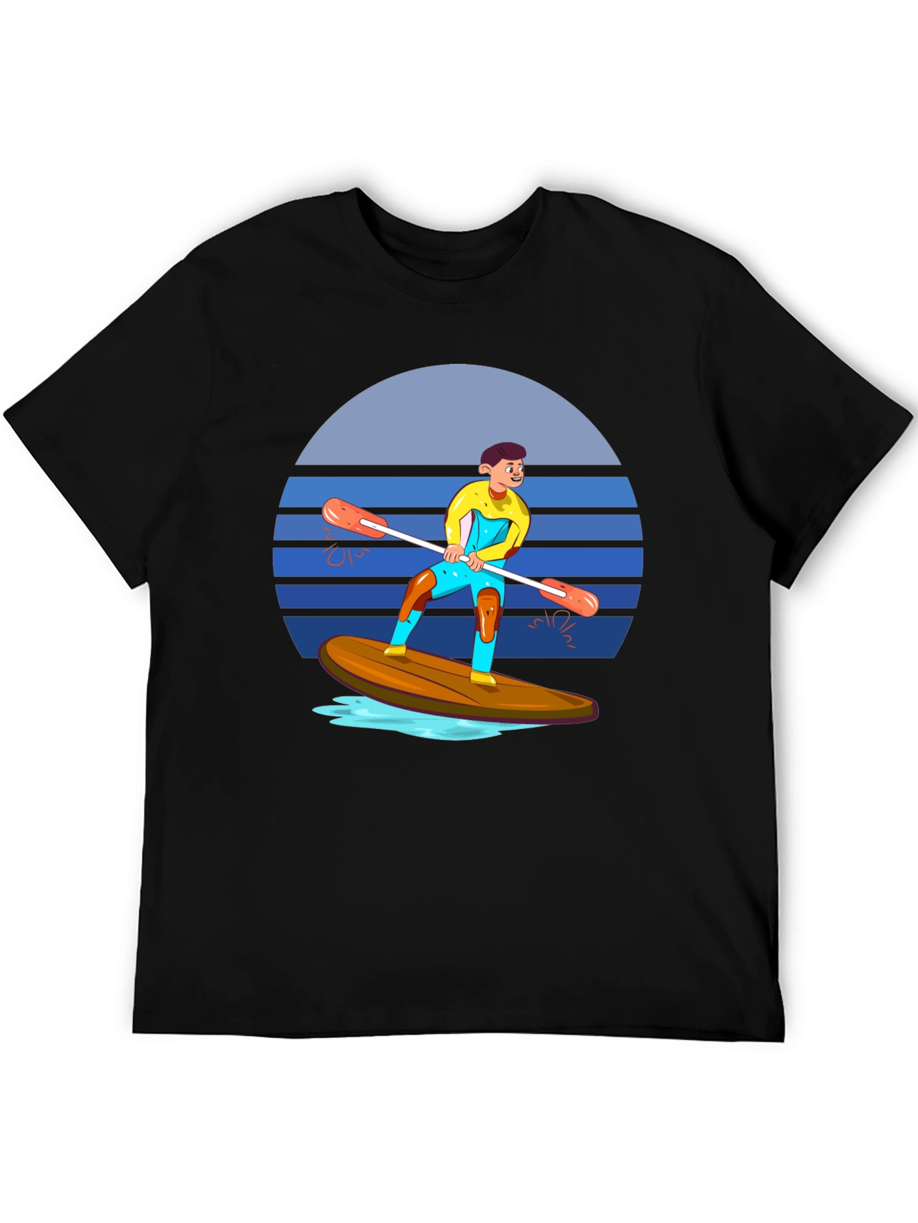 Surfing Sunset Graphic Tee