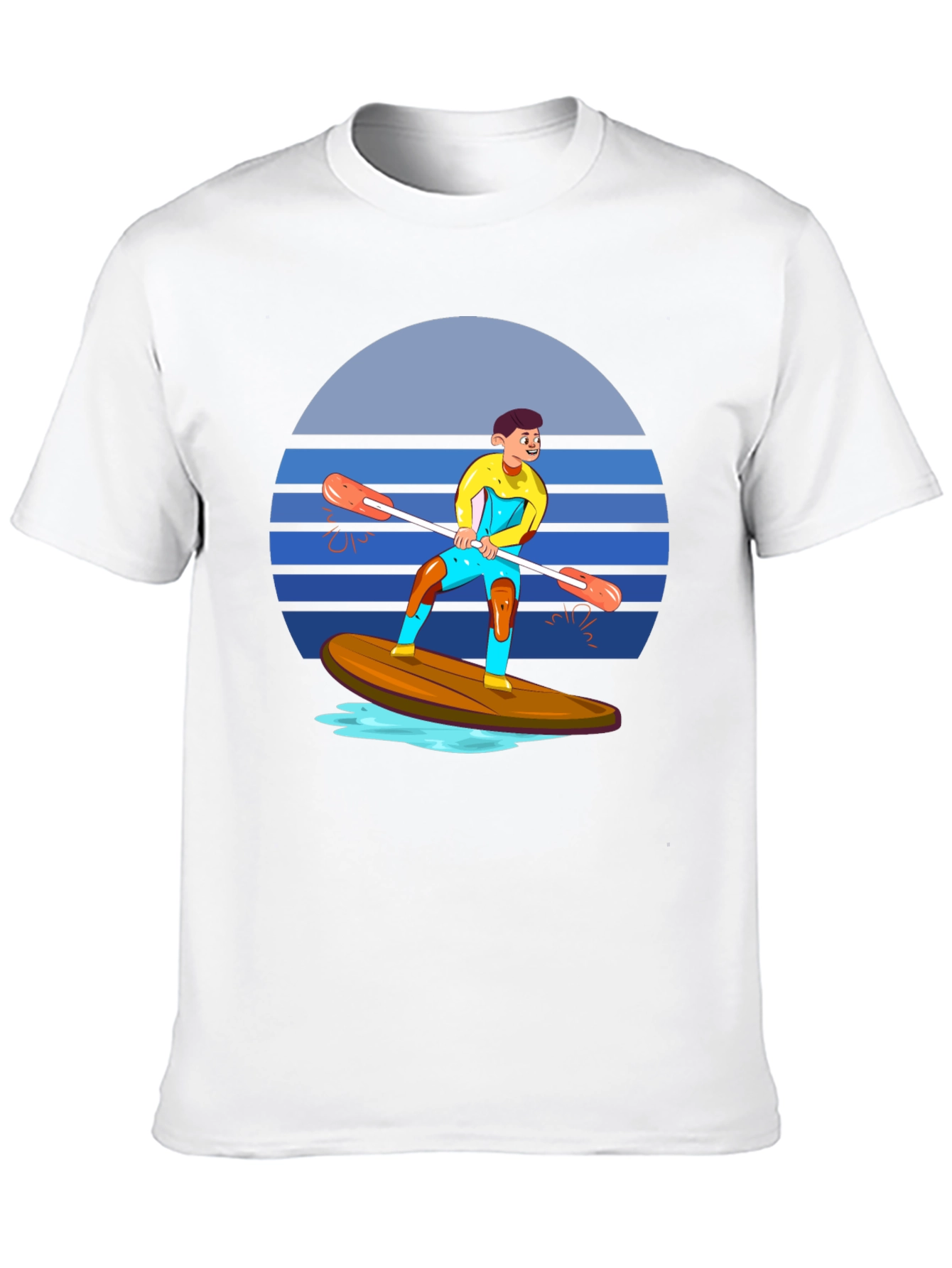 Surfing Sunset Graphic Tee