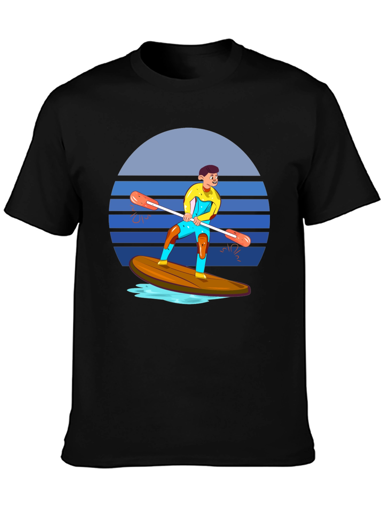 Surfing Sunset Graphic Tee
