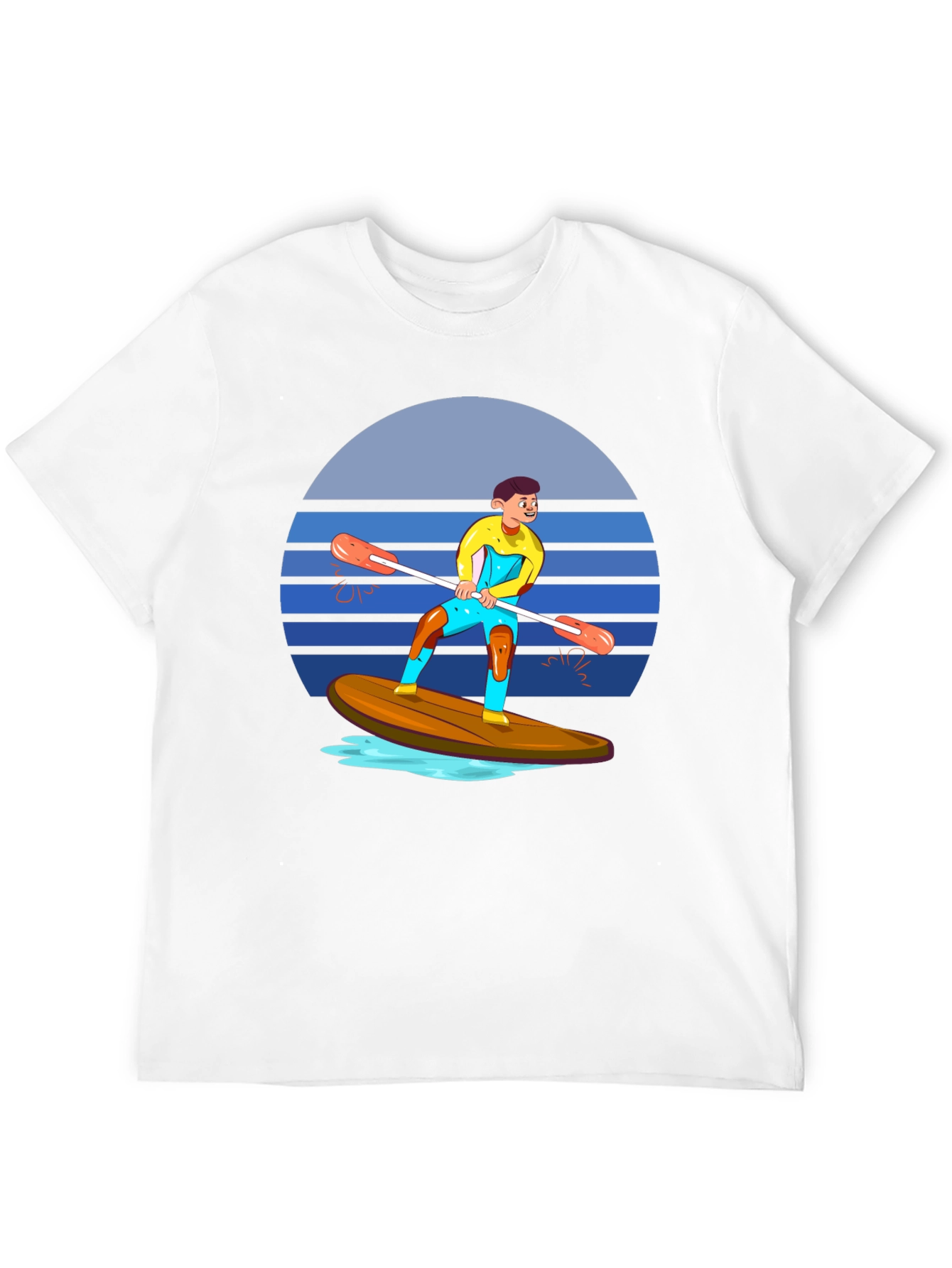 Surfing Sunset Graphic Tee