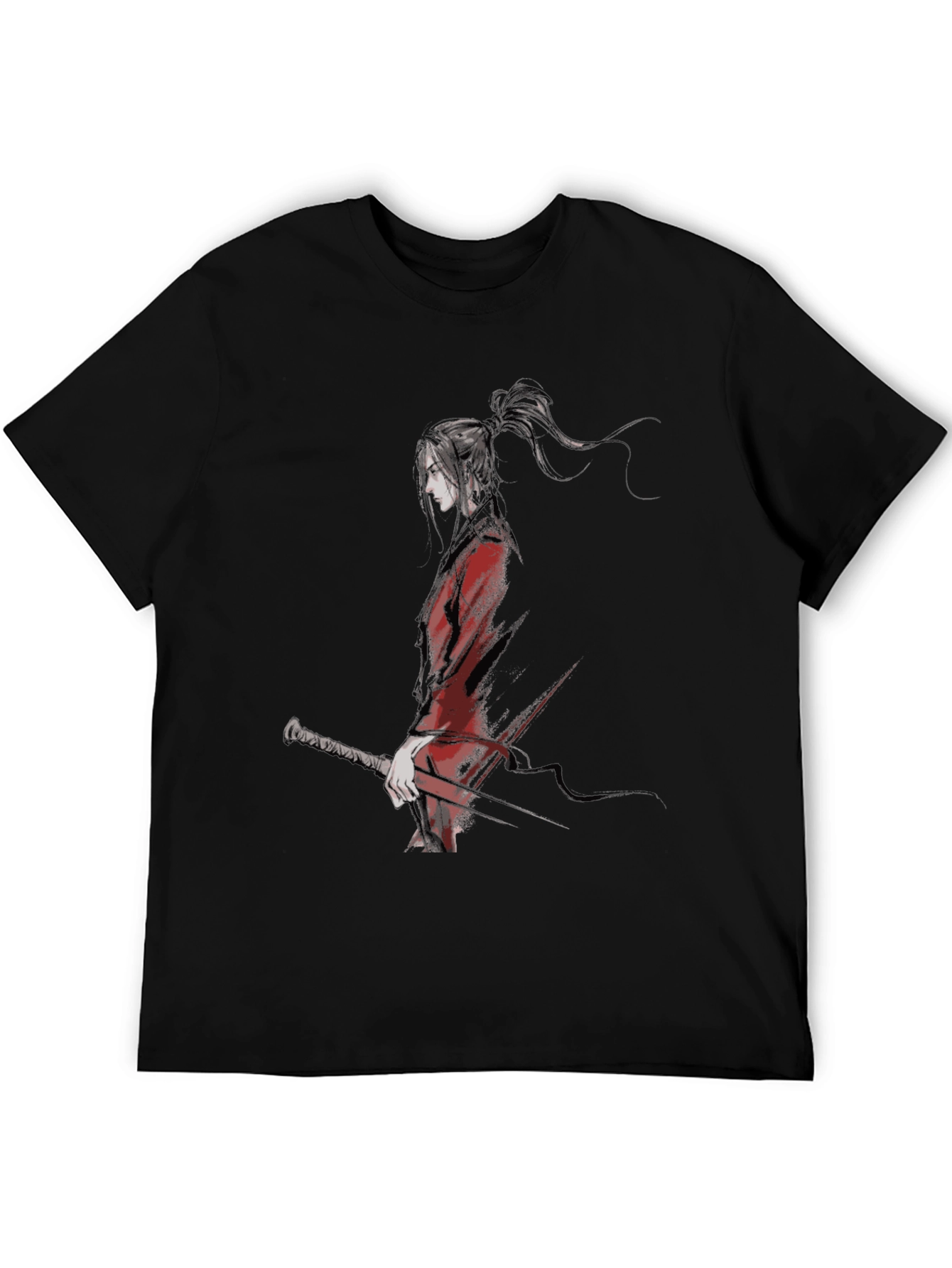 Anime Manga Inspired T-Shirt - Black