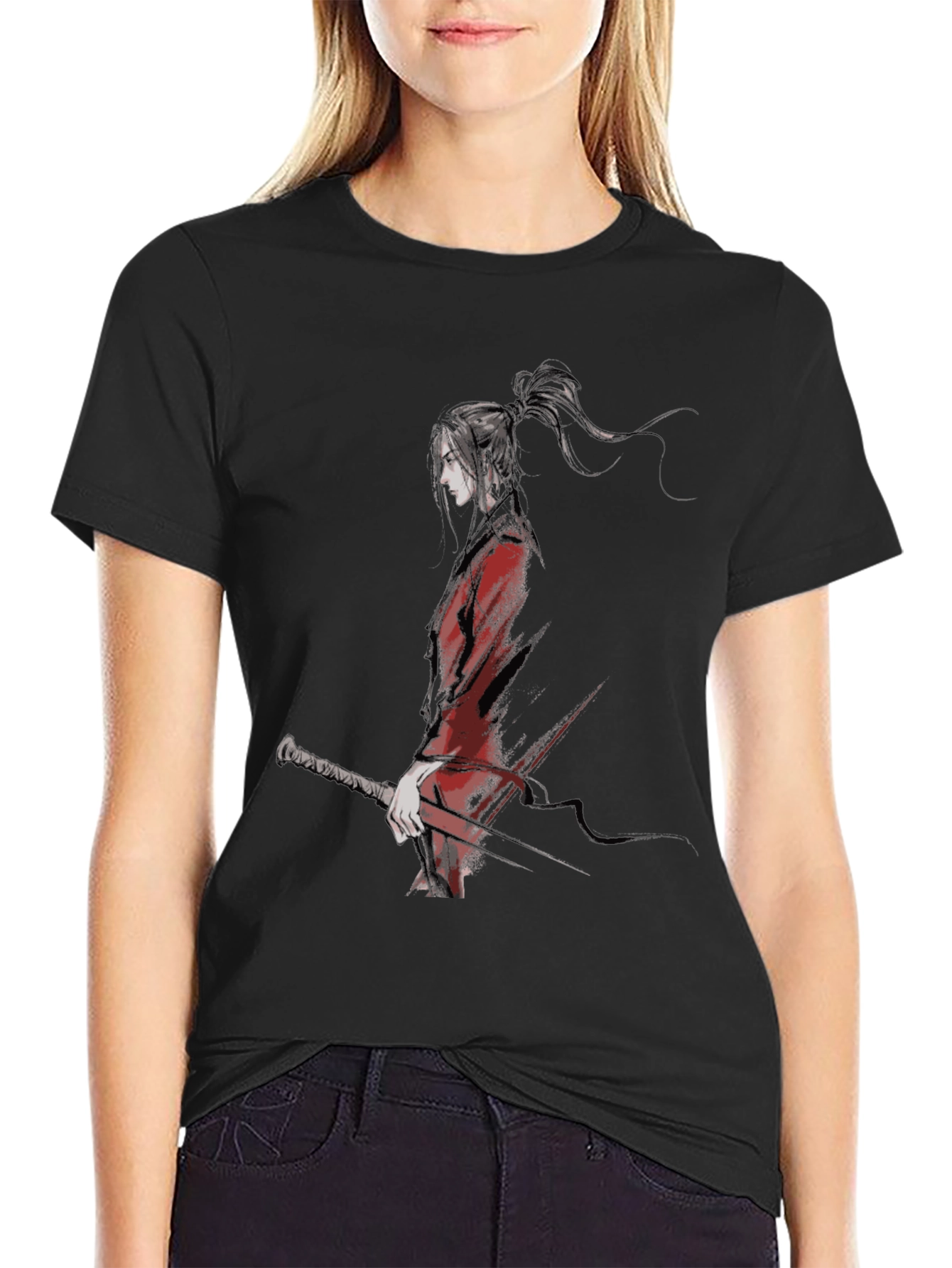 Anime Manga Inspired T-Shirt - Black