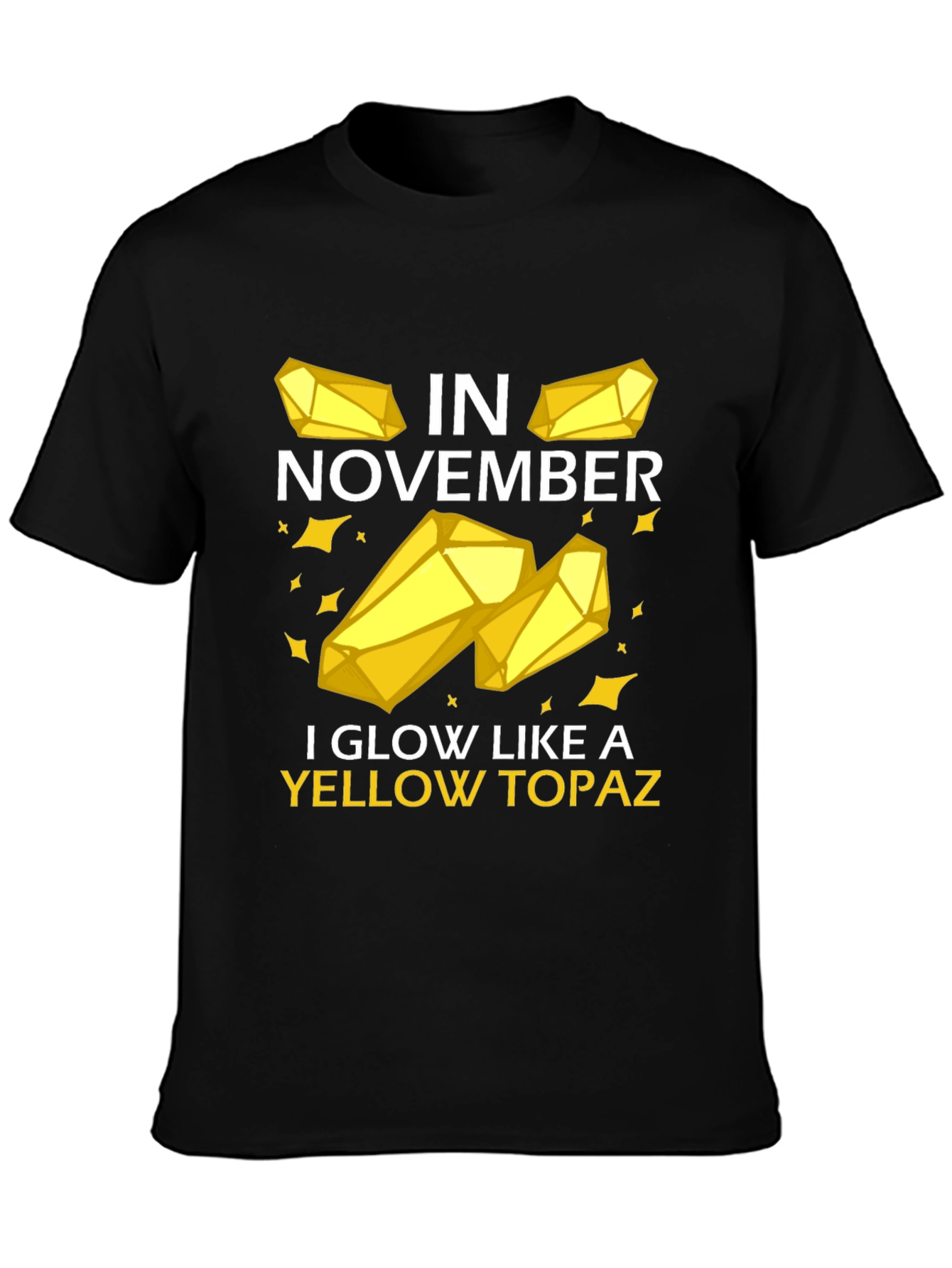 November Yellow Topaz Graphic Tee