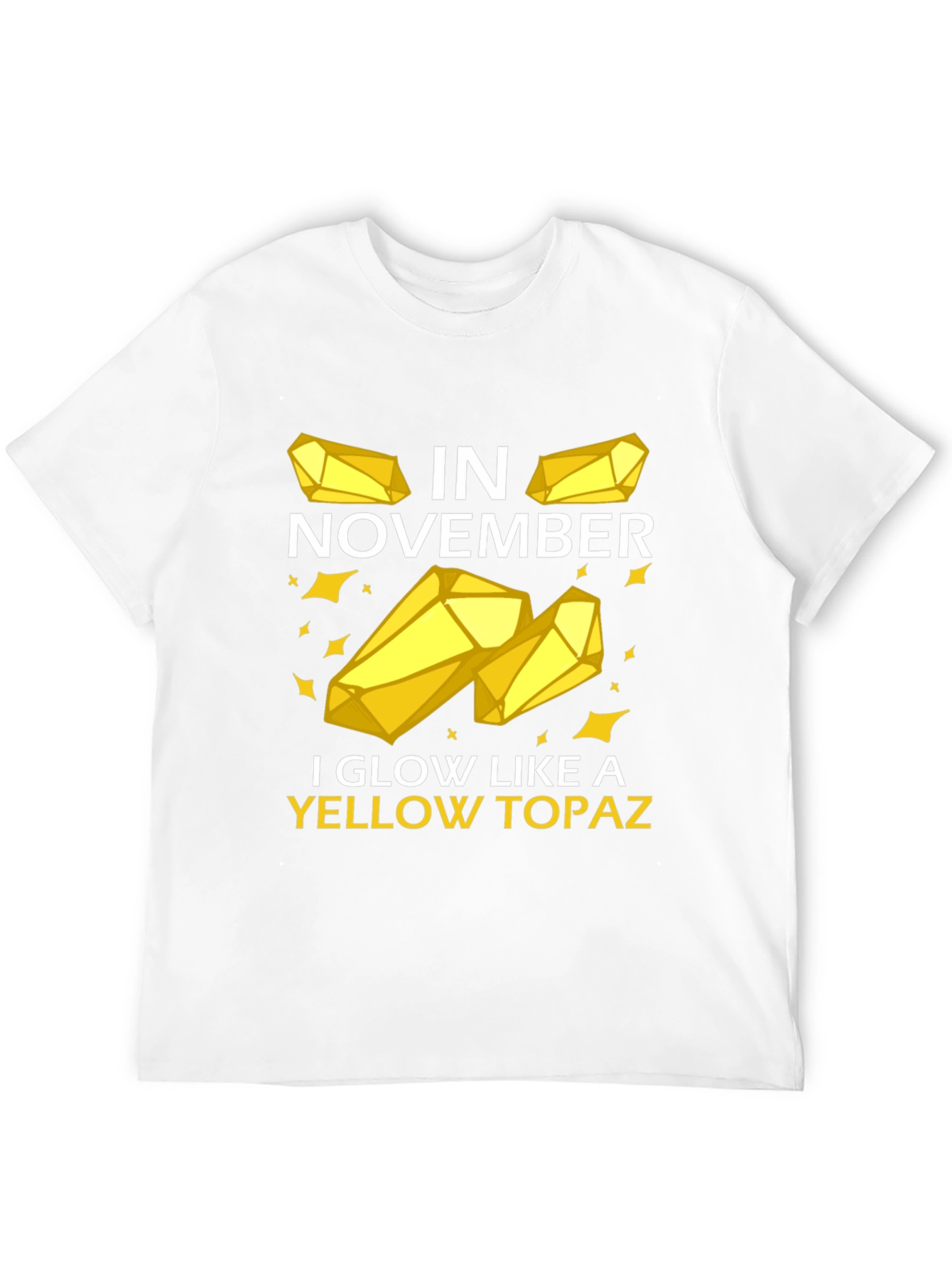 November Yellow Topaz Graphic Tee