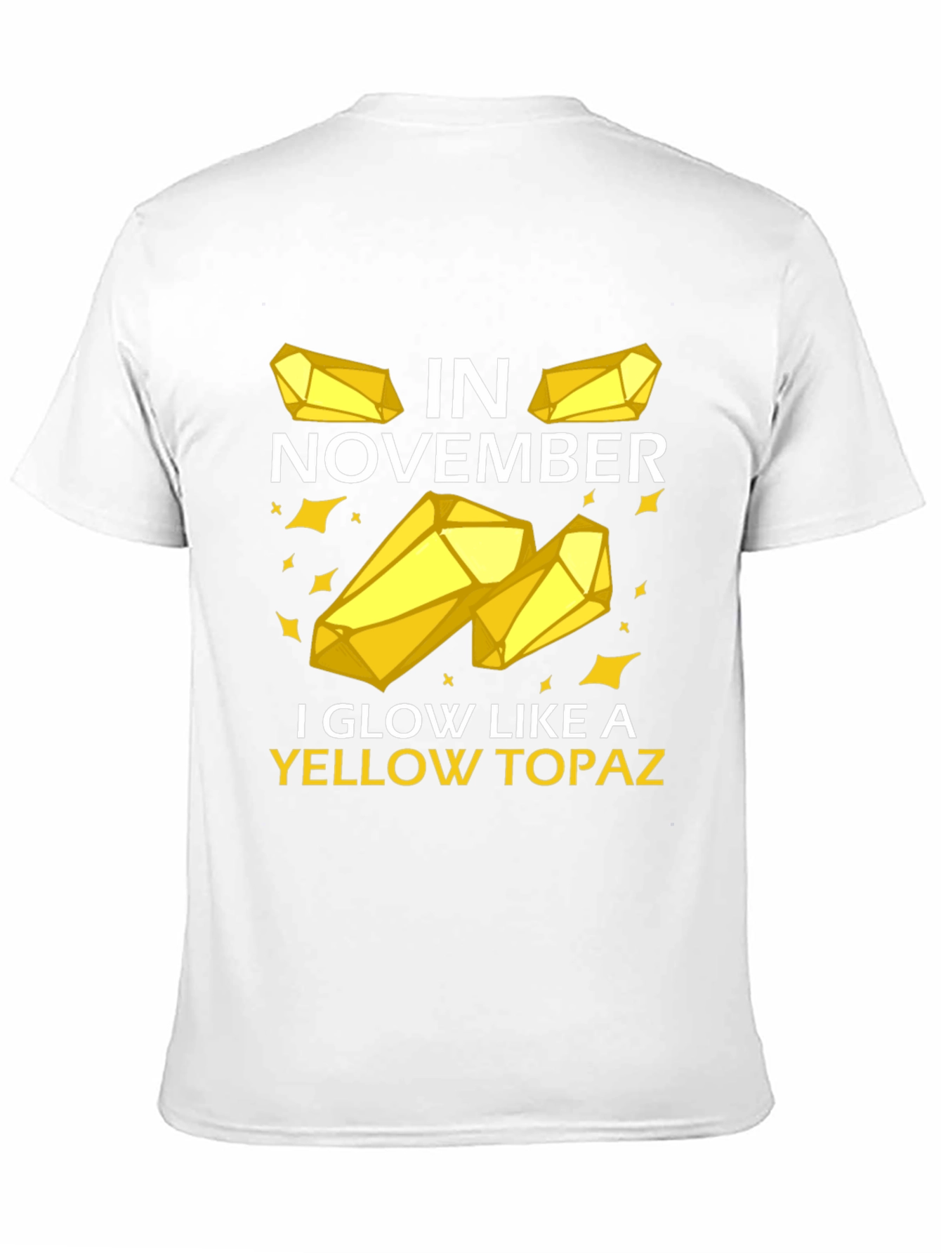 November Yellow Topaz Graphic Tee