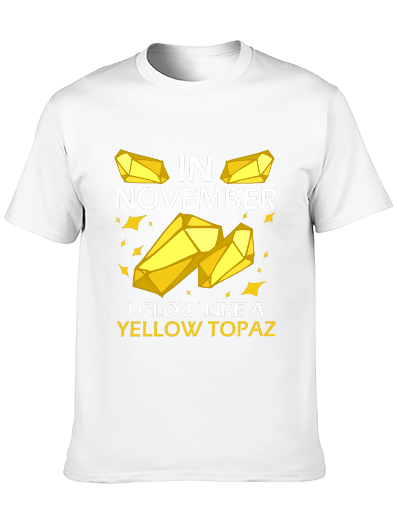 November Yellow Topaz Graphic Tee