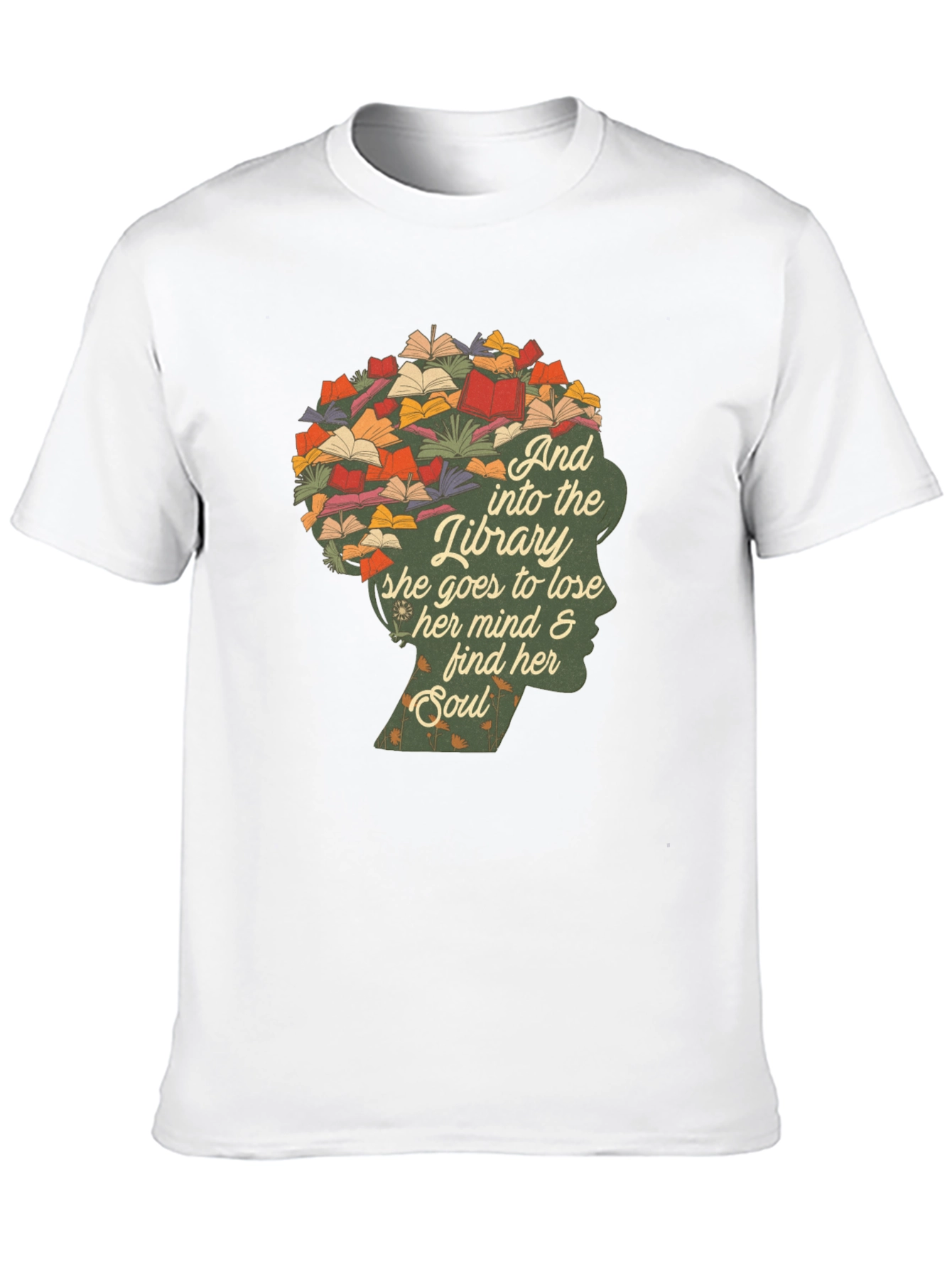 Library Mind & Soul Graphic T-Shirt