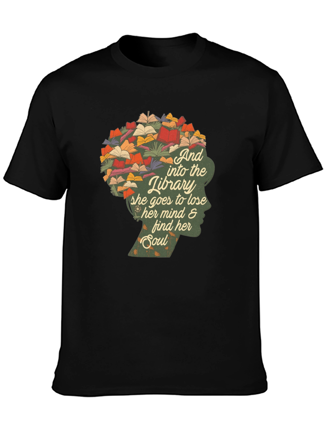 Library Mind & Soul Graphic T-Shirt