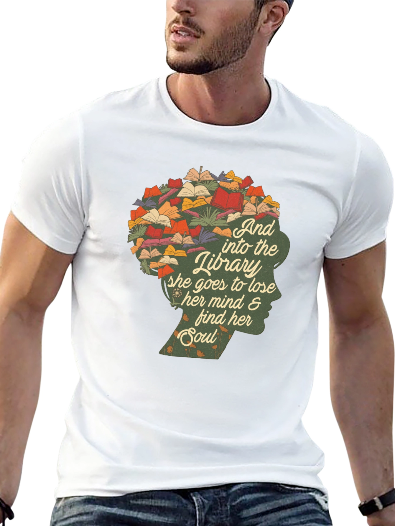 Library Mind & Soul Graphic T-Shirt