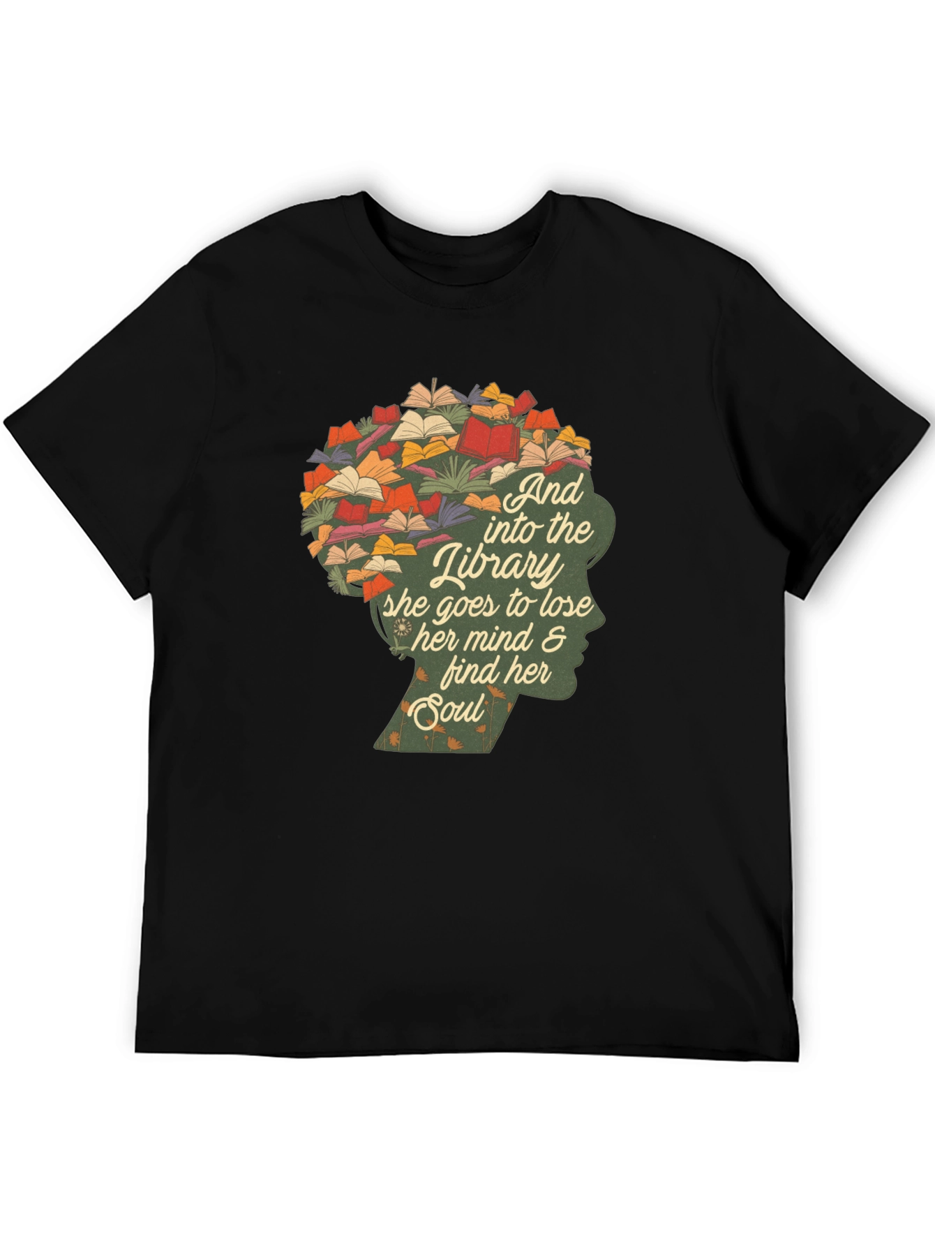 Library Mind & Soul Graphic T-Shirt