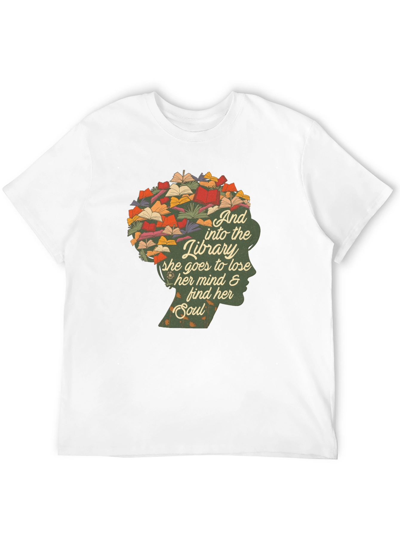 Library Mind & Soul Graphic T-Shirt