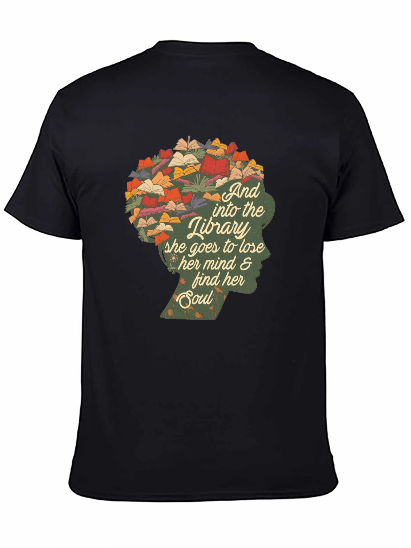Library Mind & Soul Graphic T-Shirt