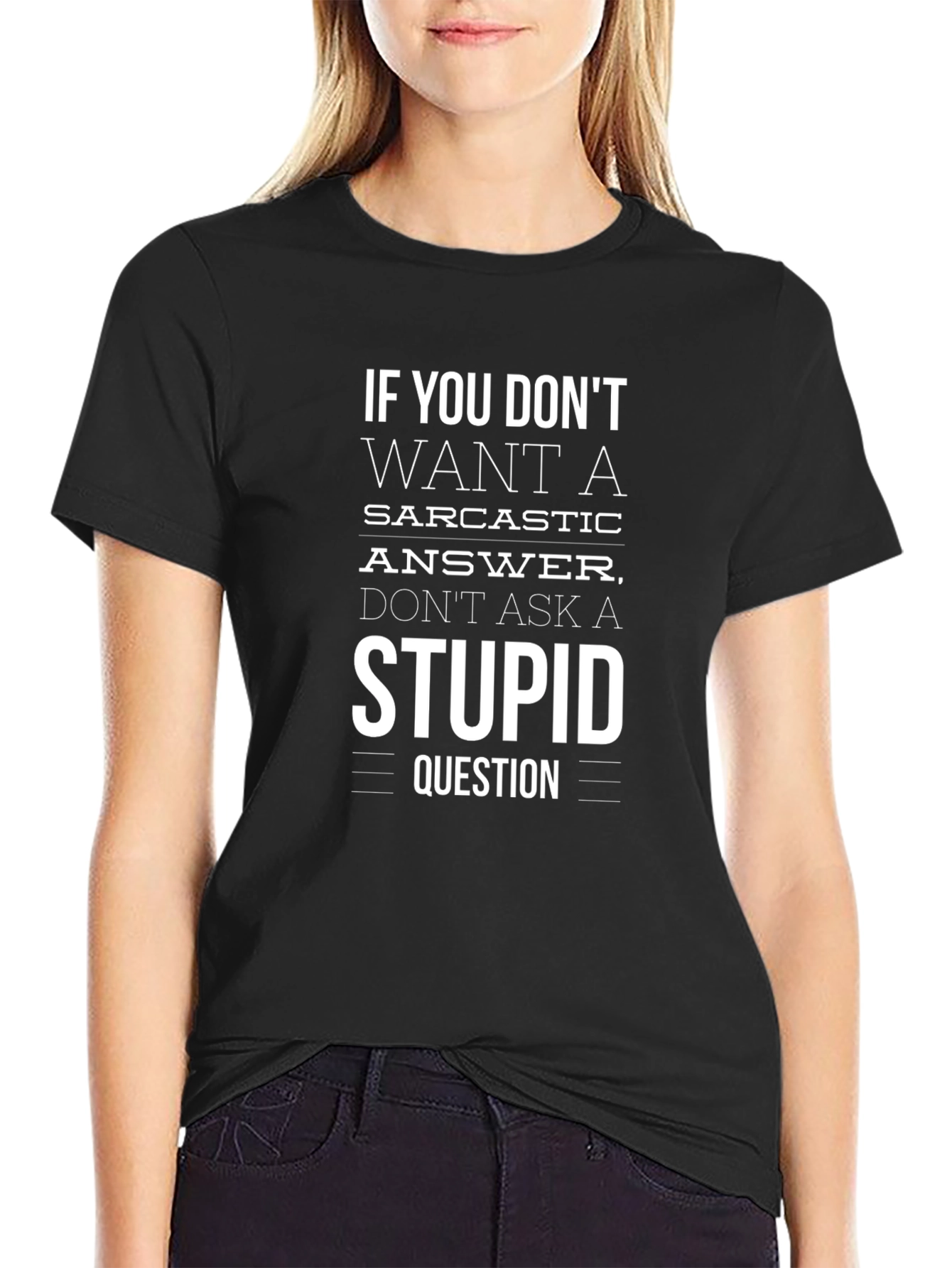 Sarcastic Answer Graphic Tee