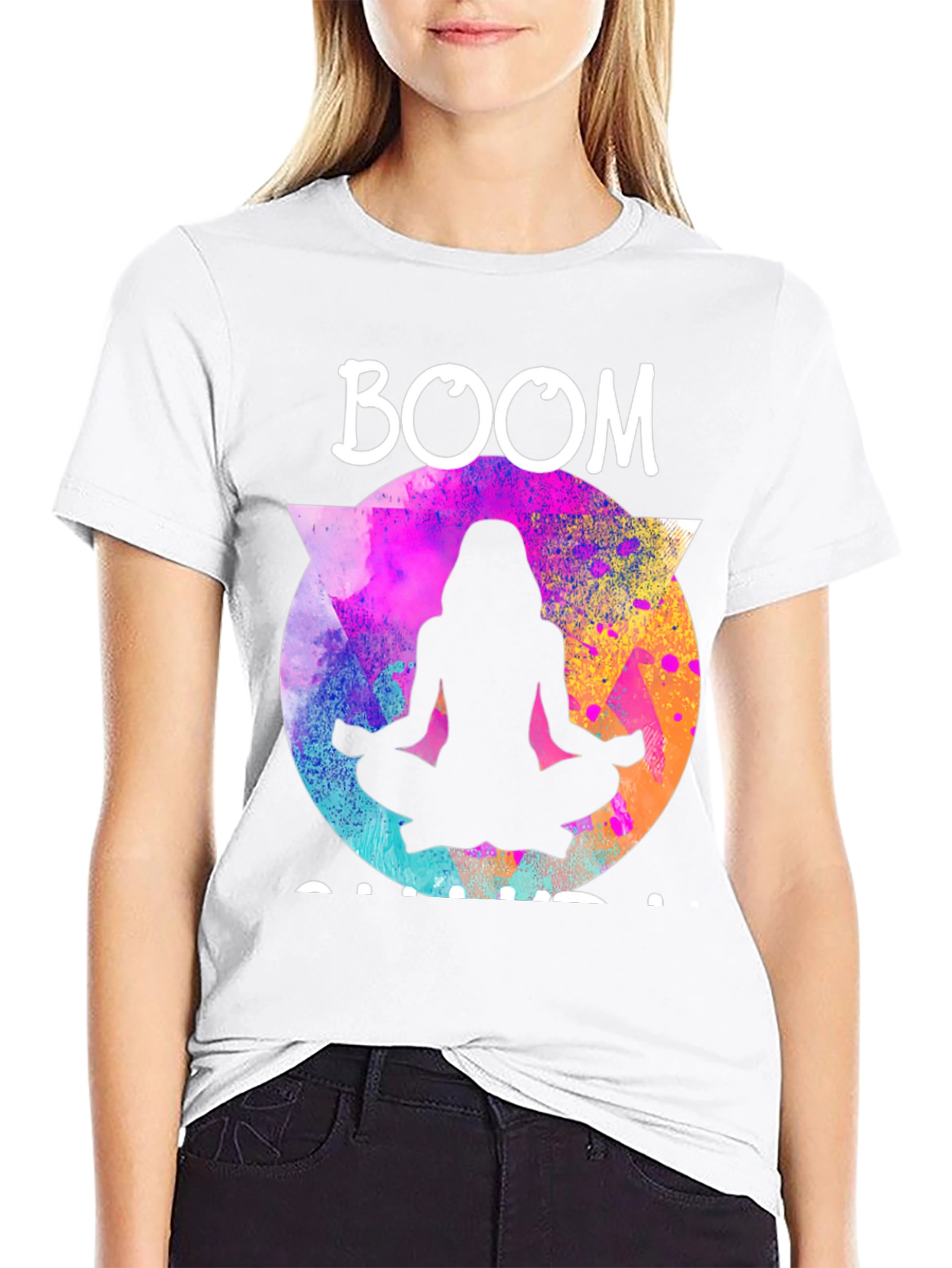 Boom Shanti Yoga T-Shirt - Meditate in Style!