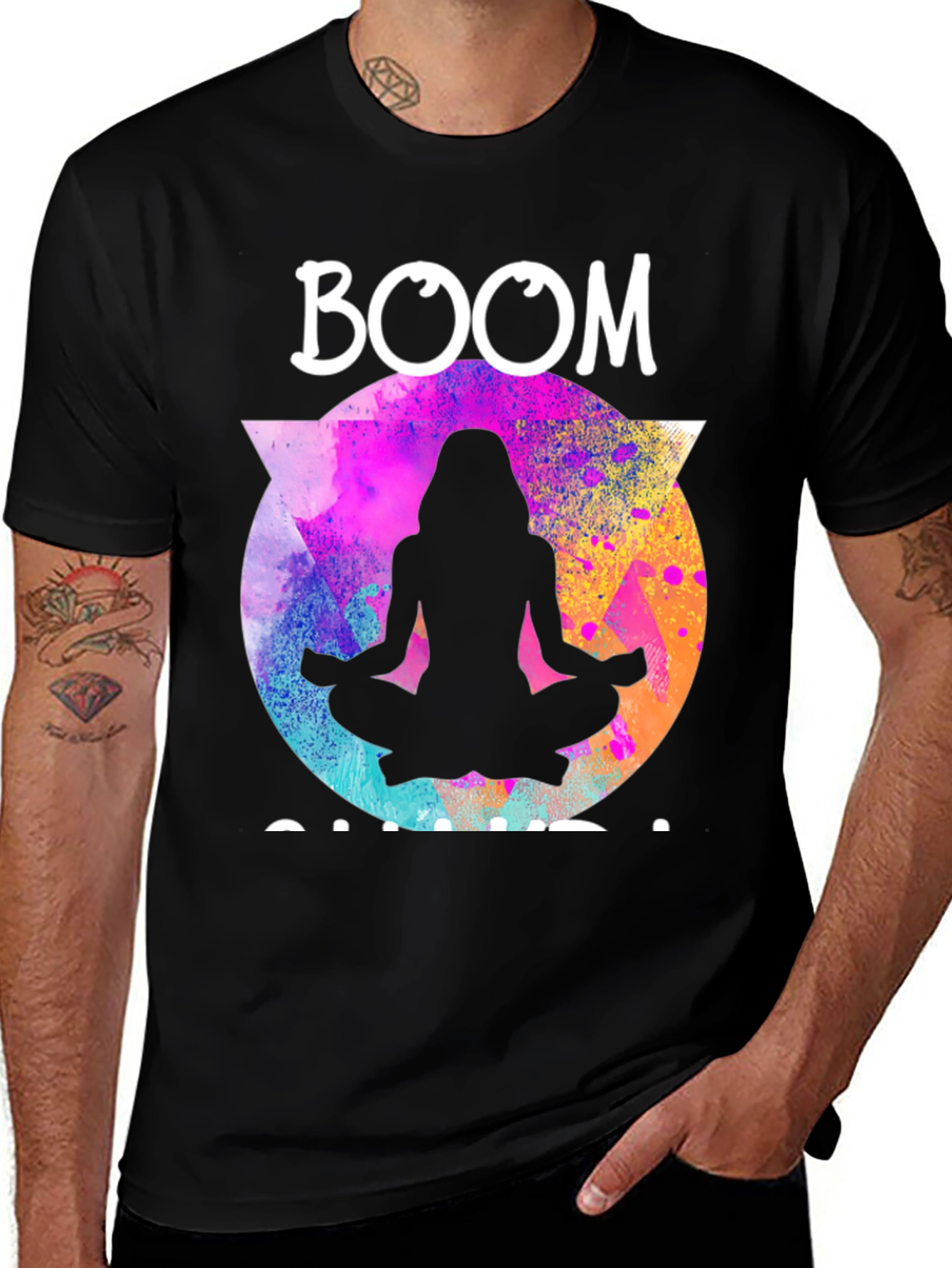 Boom Shanti Yoga T-Shirt - Meditate in Style!