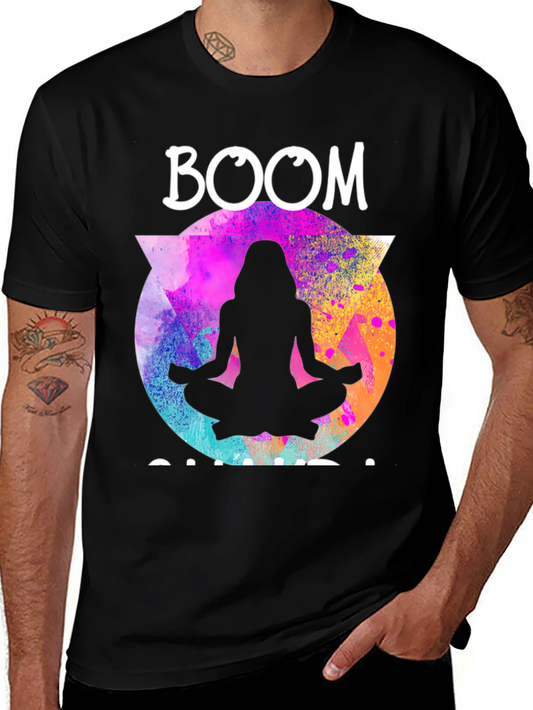 Boom Shanti Yoga T-Shirt - Meditate in Style!