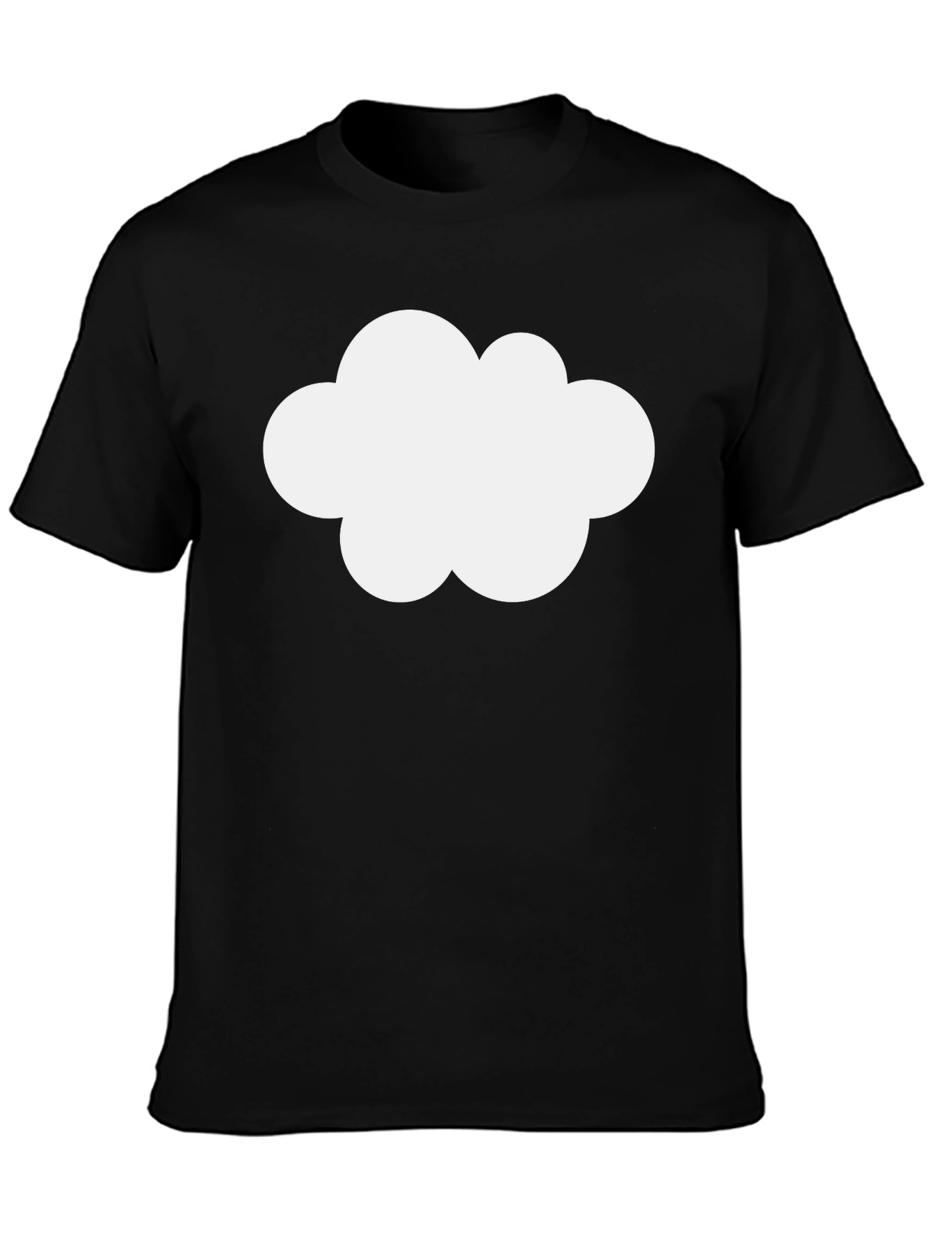 Cloud Graphic Black T-Shirt