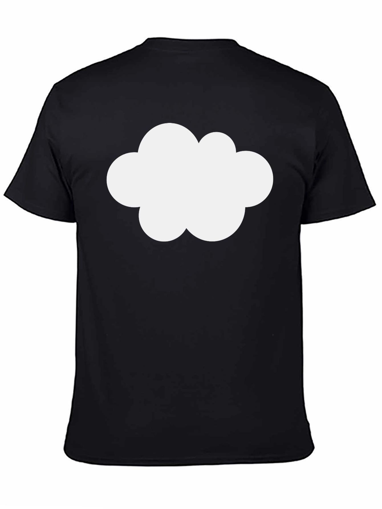 Cloud Graphic Black T-Shirt