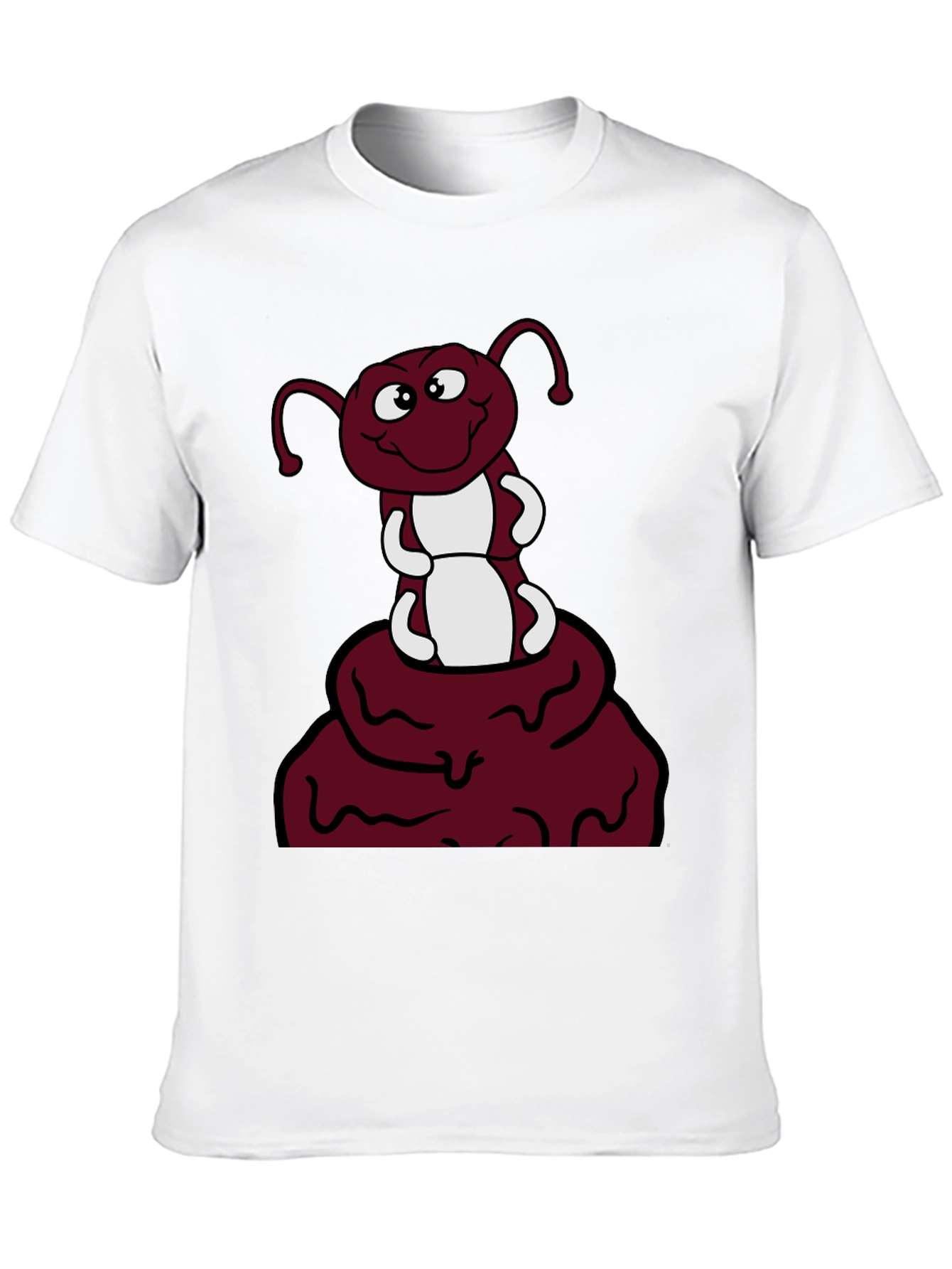 Funny Ant Cartoon Graphic Print Tee