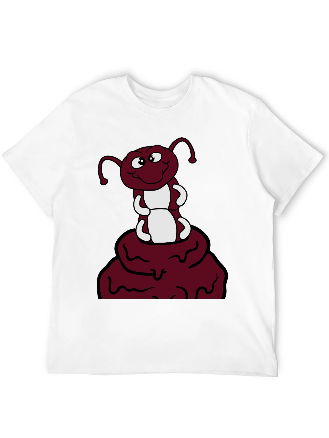 Funny Ant Cartoon Graphic Print Tee