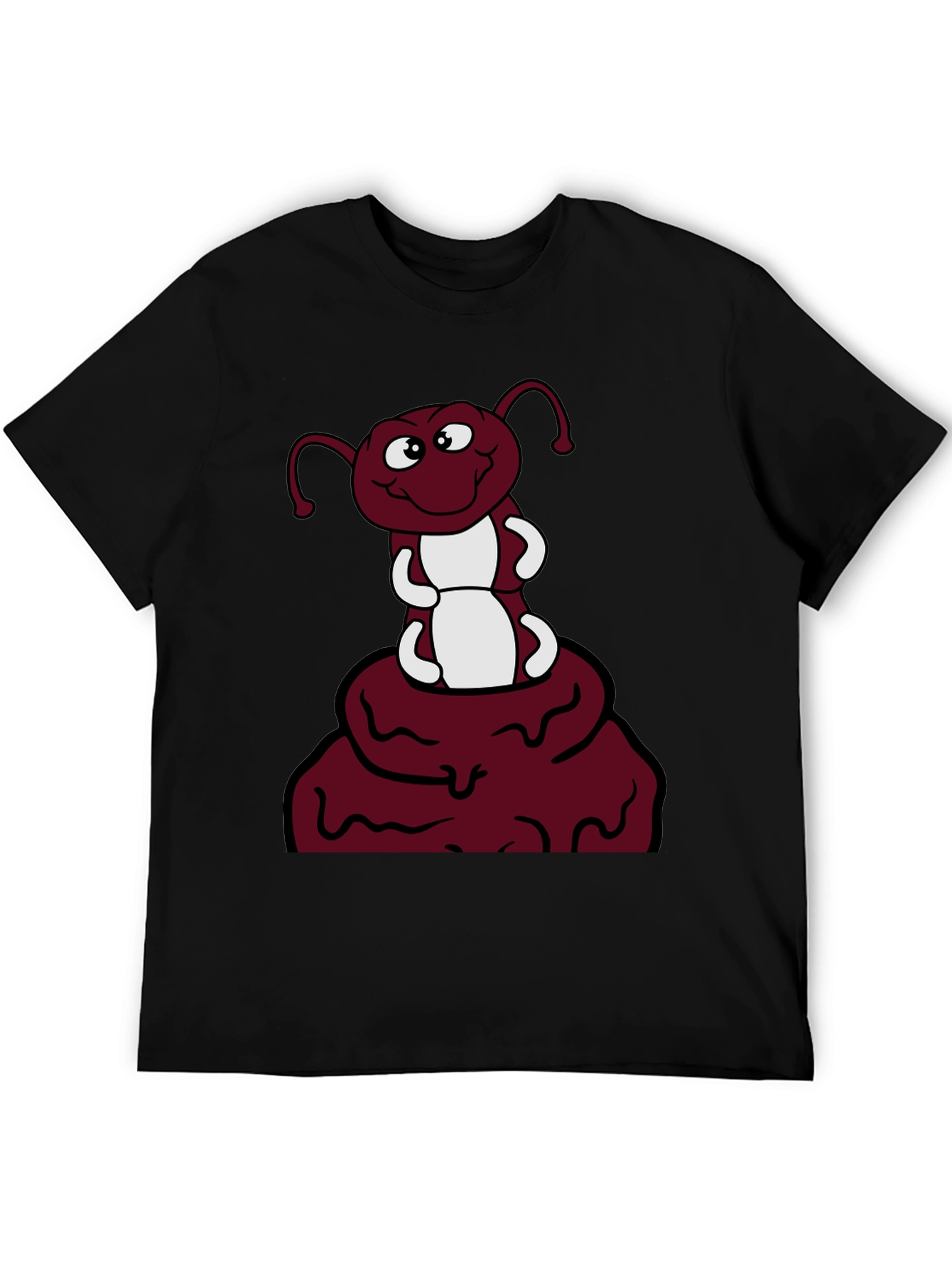 Funny Ant Cartoon Graphic Print Tee