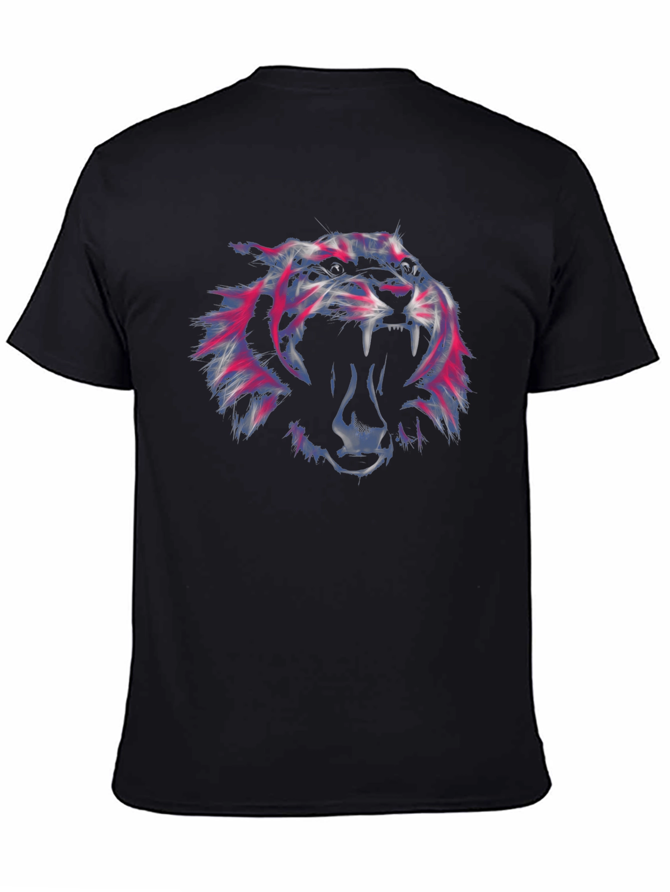 Roaring Tiger Graphic Black T-Shirt