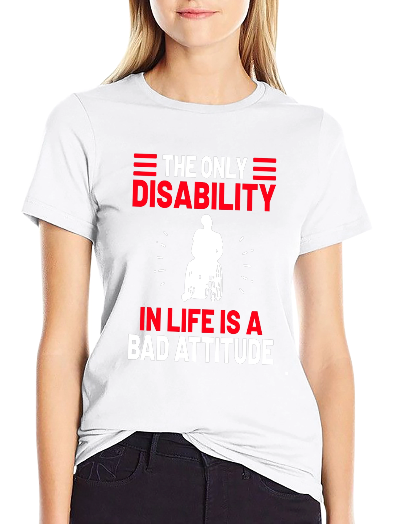 Attitude Matters T-Shirt - Disability Awareness