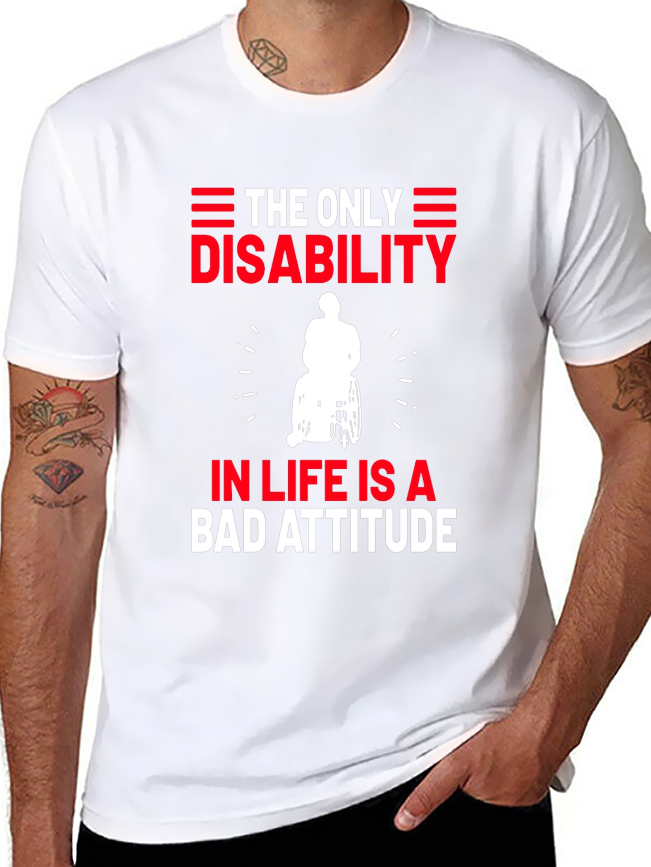 Attitude Matters T-Shirt - Disability Awareness