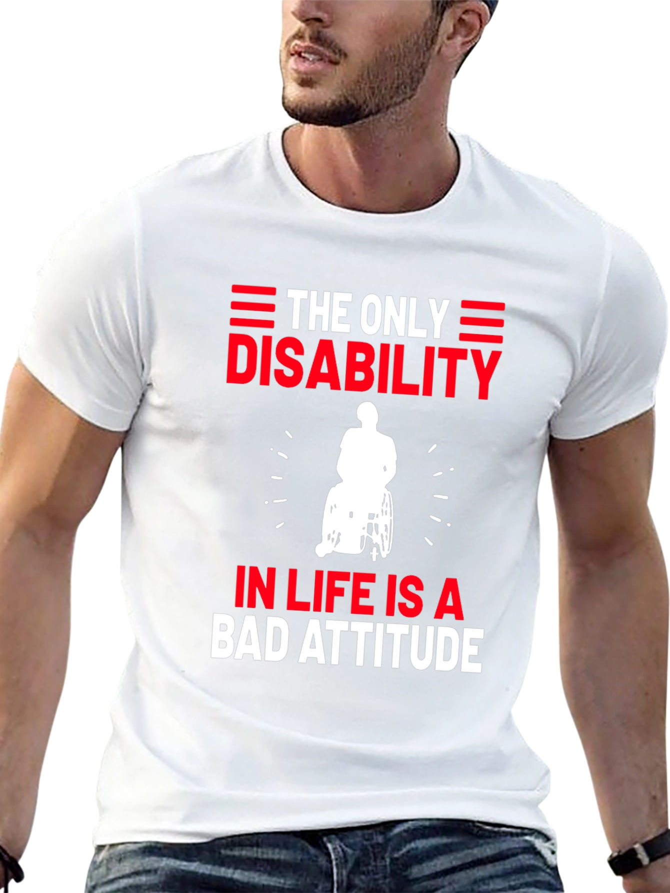Attitude Matters T-Shirt - Disability Awareness