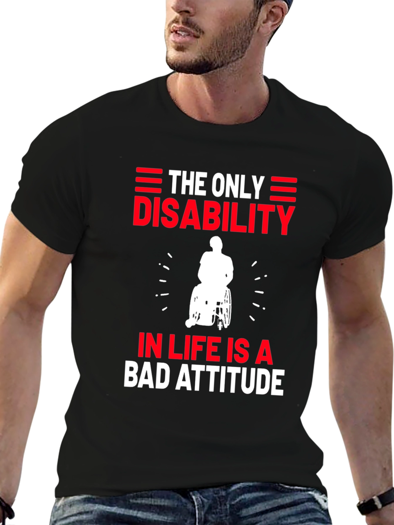 Attitude Matters T-Shirt - Disability Awareness