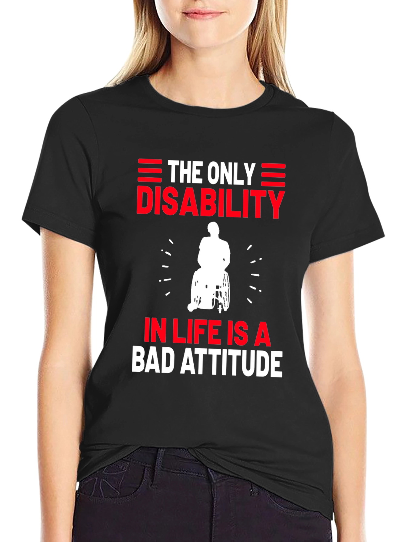 Attitude Matters T-Shirt - Disability Awareness