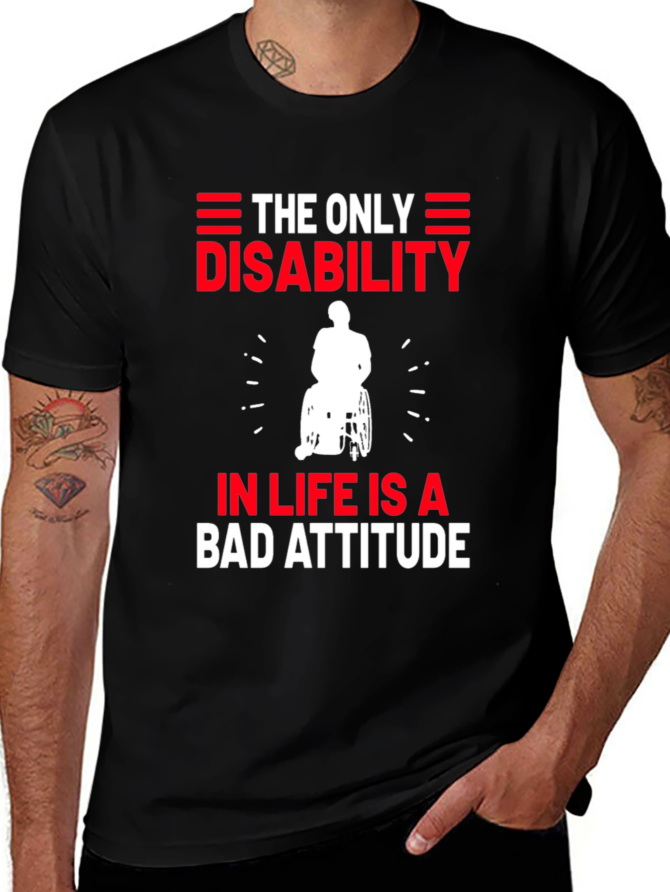 Attitude Matters T-Shirt - Disability Awareness