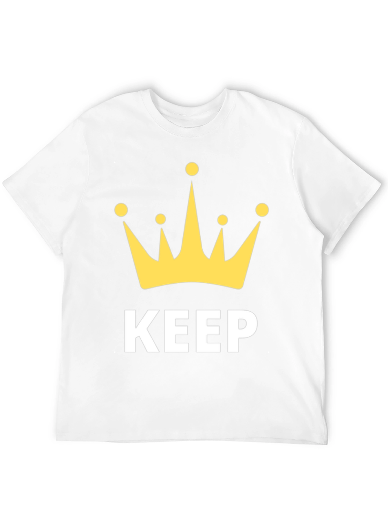 Keep Crown Black T-Shirt - King Style Tee