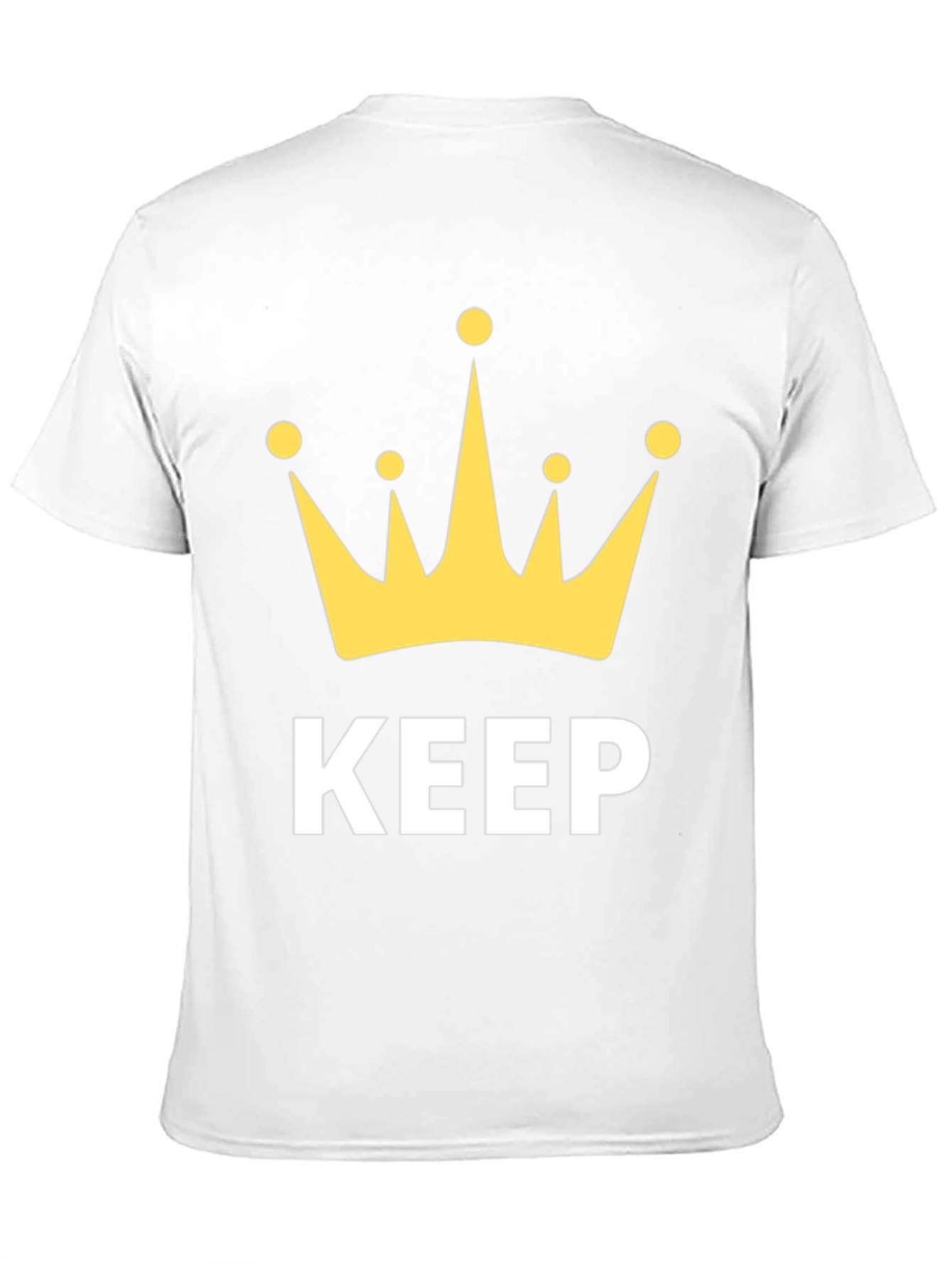 Keep Crown Black T-Shirt - King Style Tee