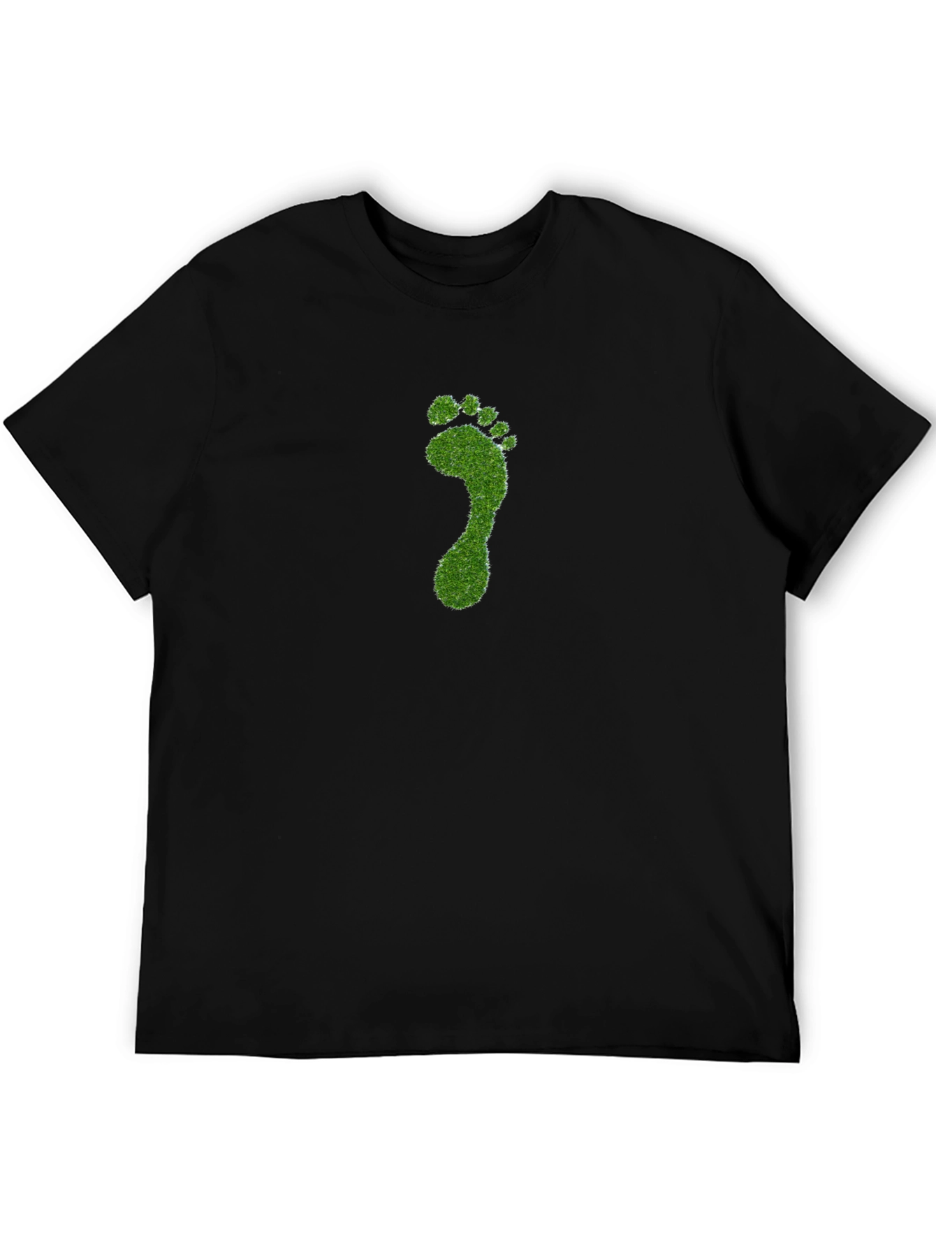 Eco-Friendly Footprint Graphic Tee - Soft Cotton Blend