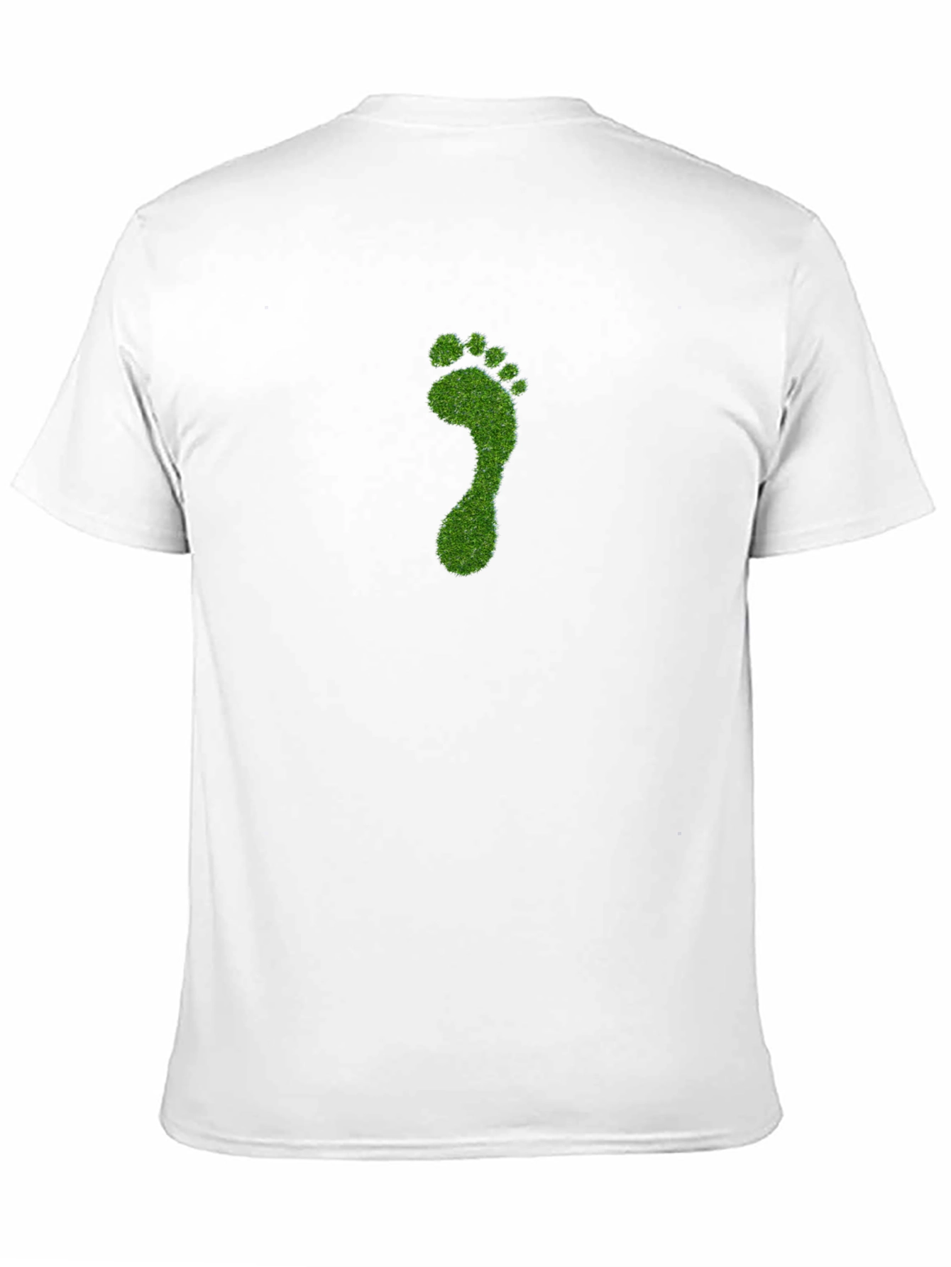 Eco-Friendly Footprint Graphic Tee - Soft Cotton Blend