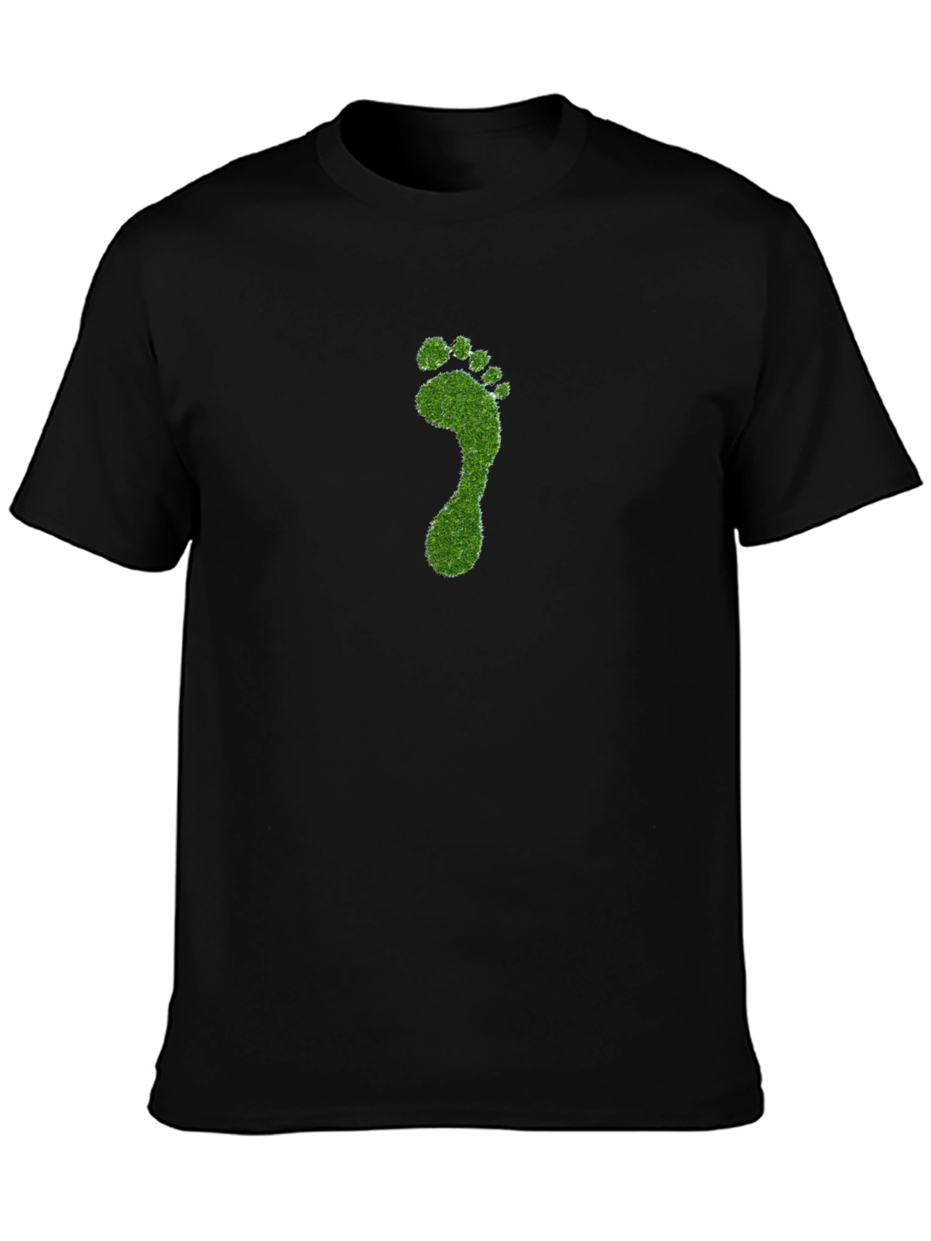 Eco-Friendly Footprint Graphic Tee - Soft Cotton Blend
