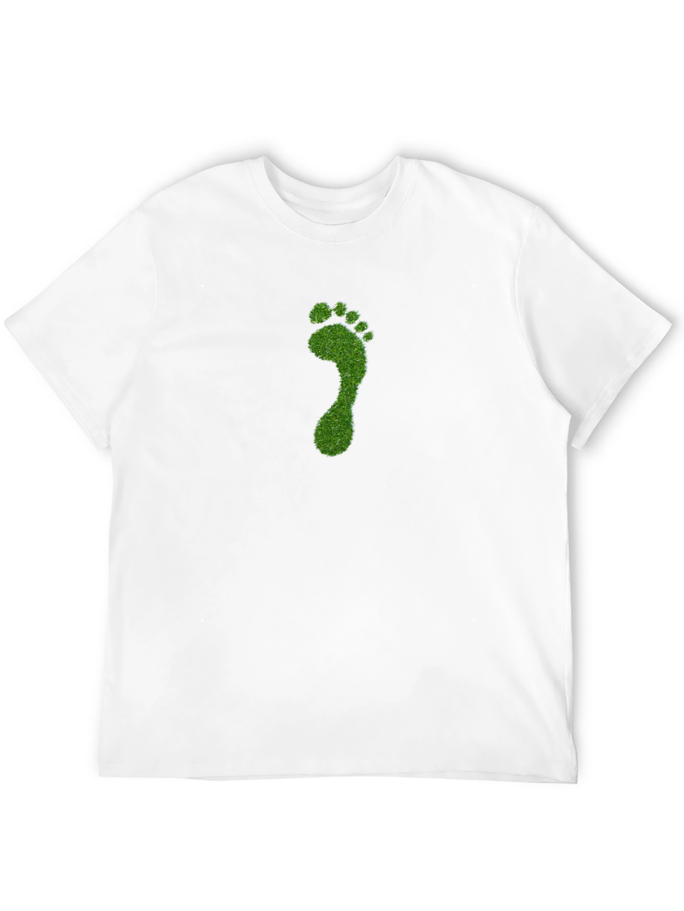 Eco-Friendly Footprint Graphic Tee - Soft Cotton Blend