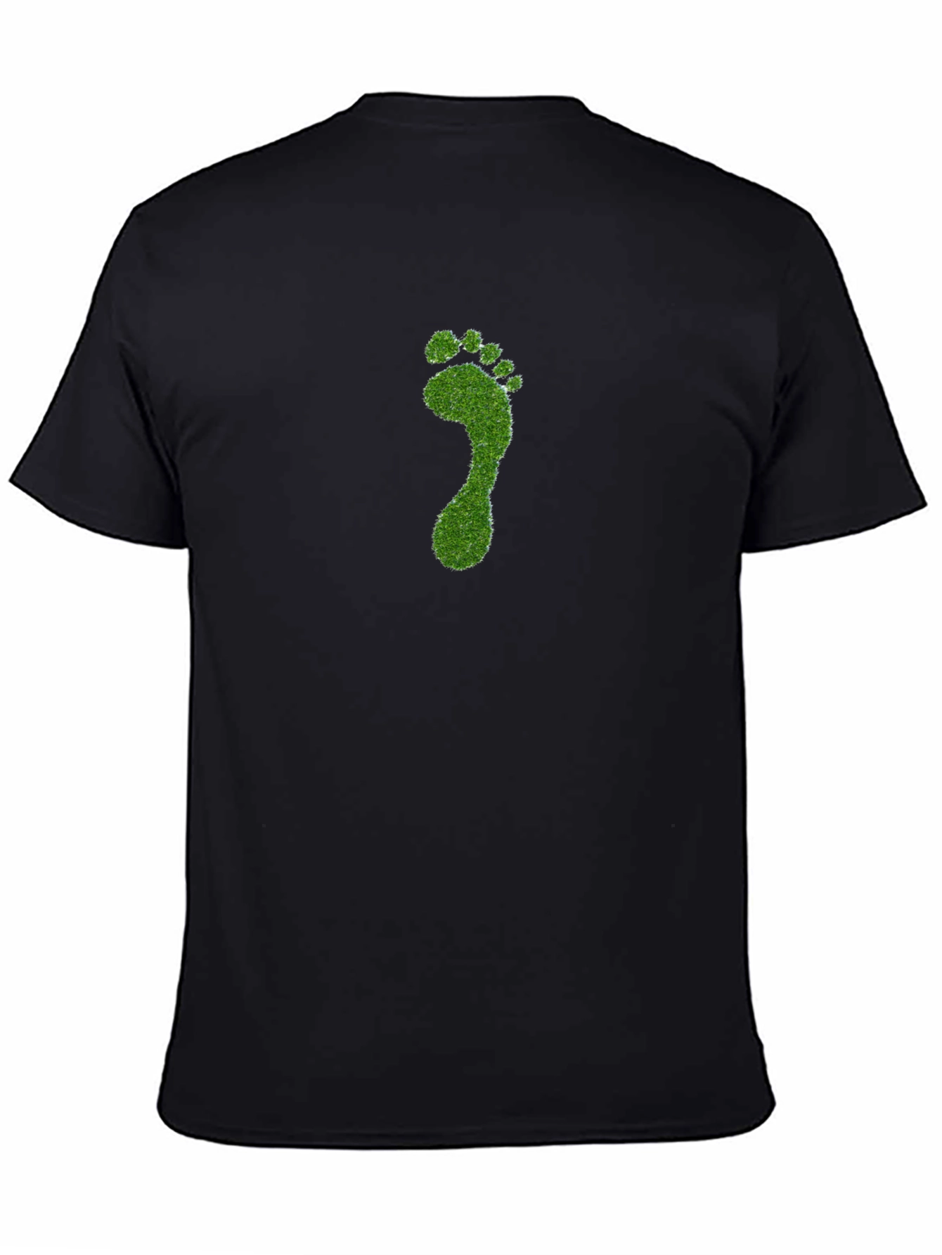 Eco-Friendly Footprint Graphic Tee - Soft Cotton Blend