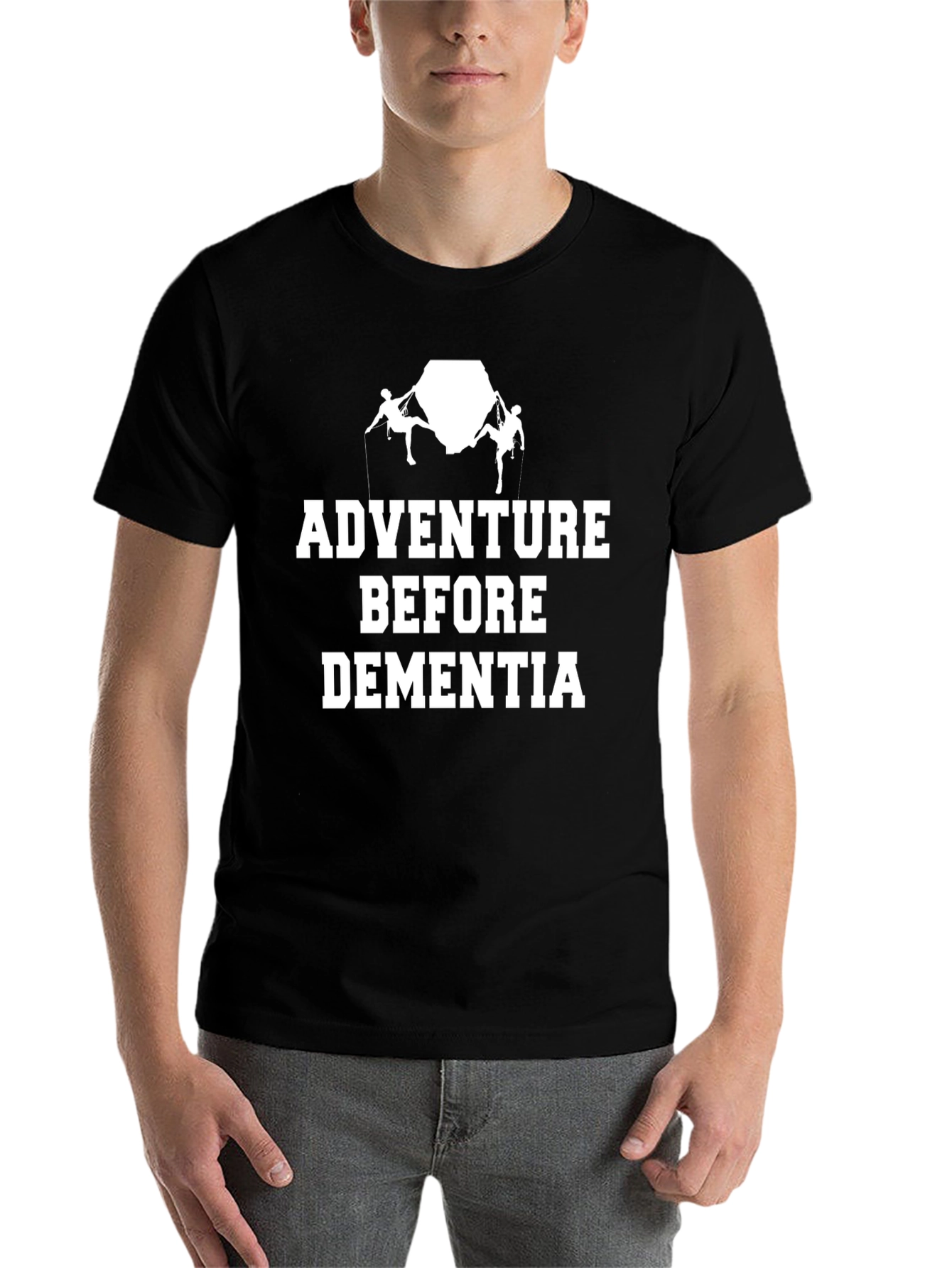 Adventure Before Dementia Black Graphic Tee