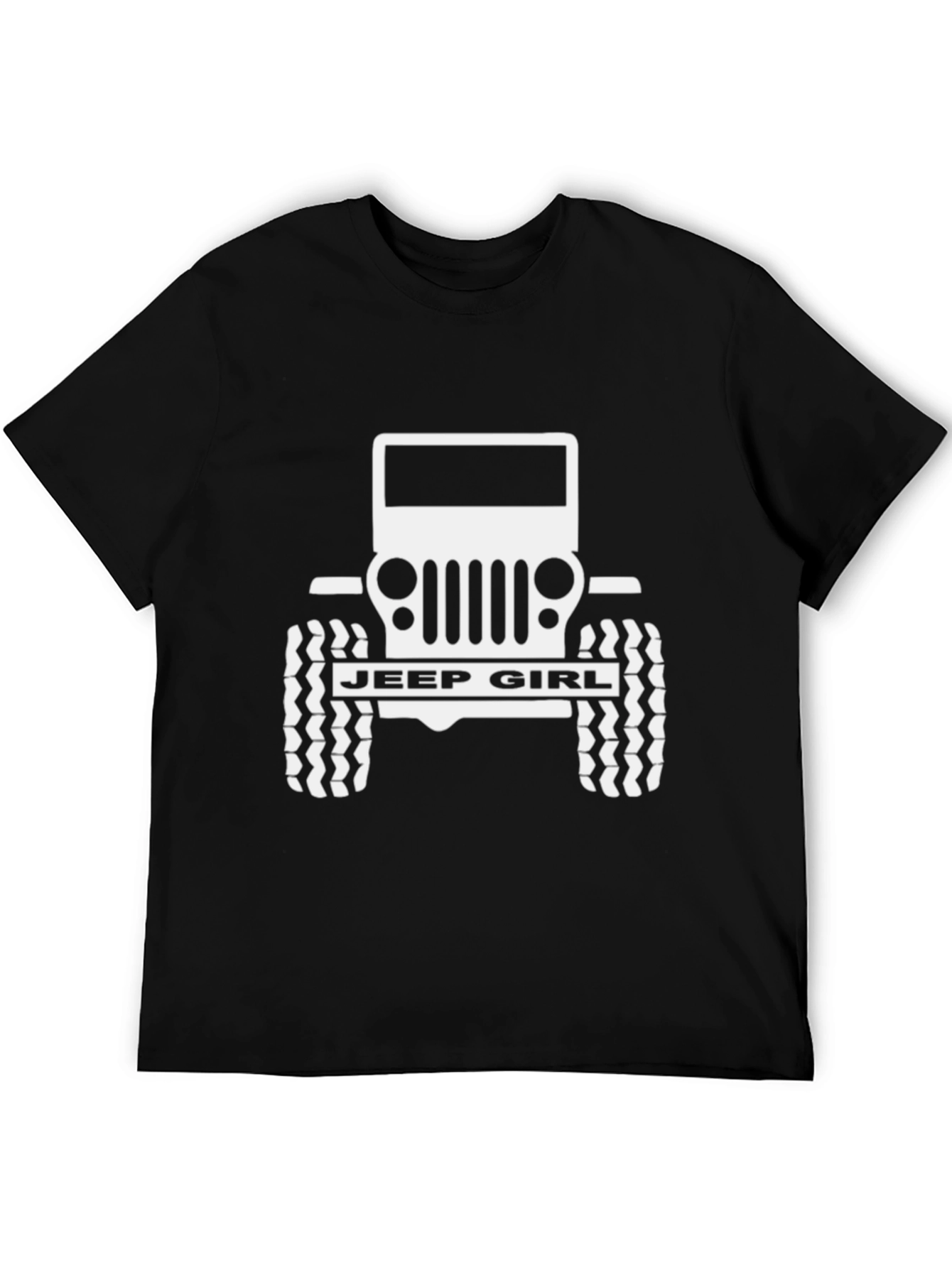 Jeep Girl Black Graphic Tee - Off-Road Adventure