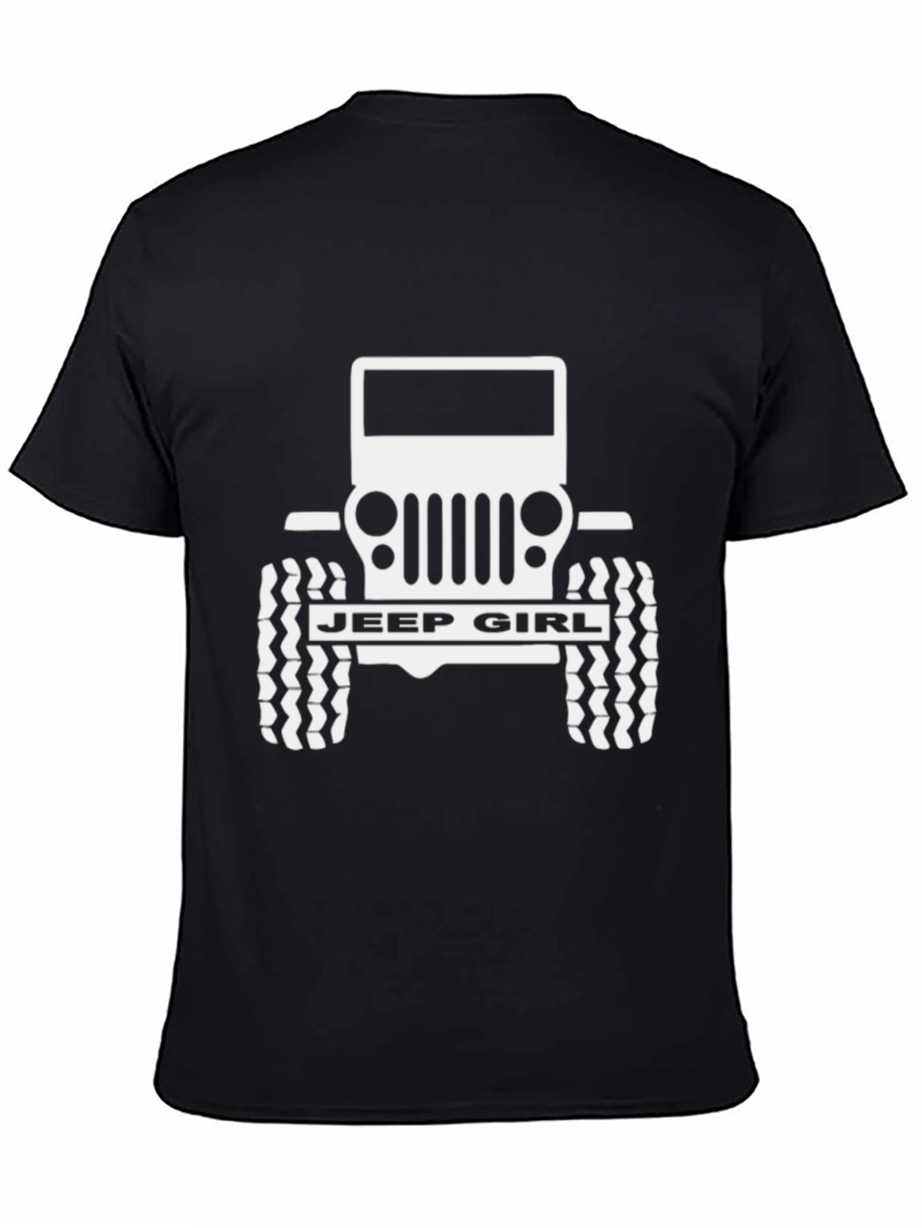 Jeep Girl Black Graphic Tee - Off-Road Adventure
